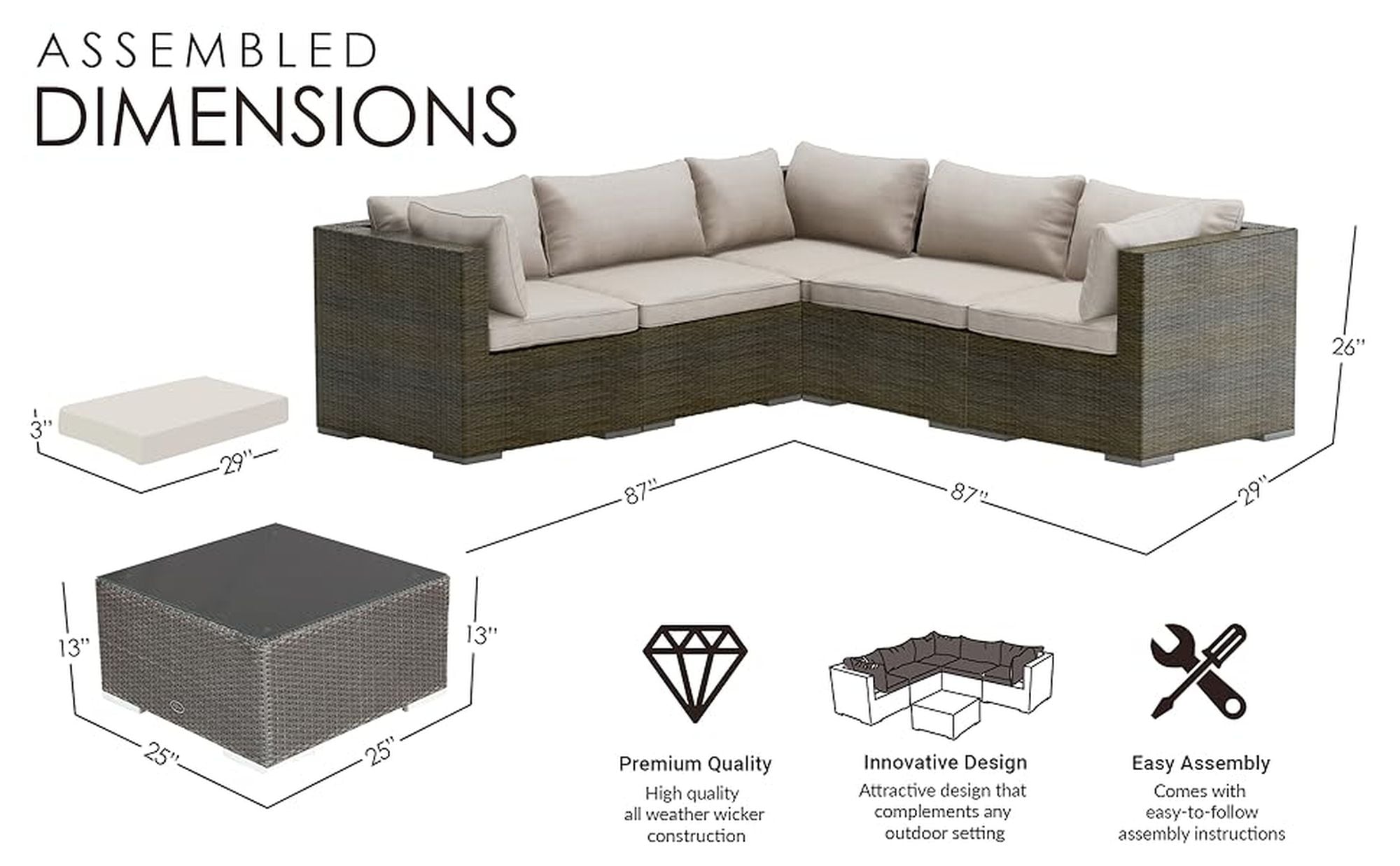 Balkene Home 62173 Patio-Conversation-Sets - View #11