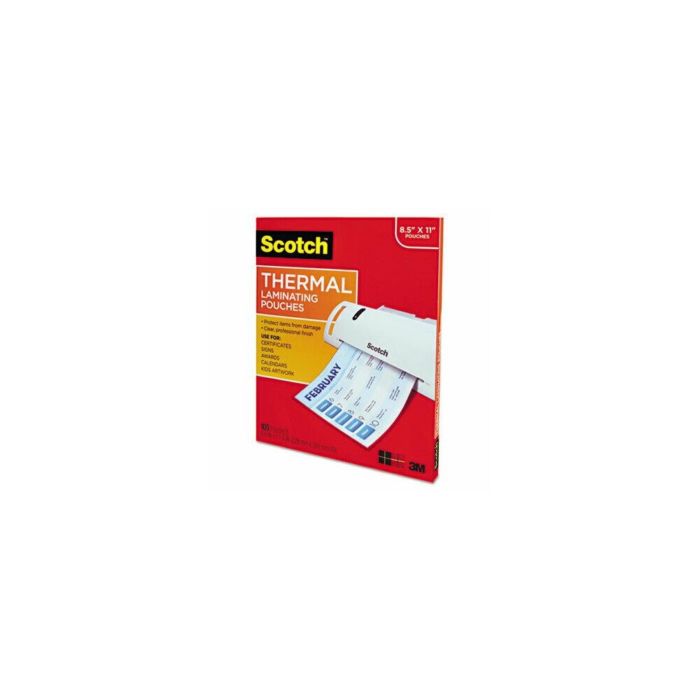 Scotch Tp3854 100 Letter Size Thermal Laminating Pouches 3 Mil 115 X 9 100 Per Pack At 