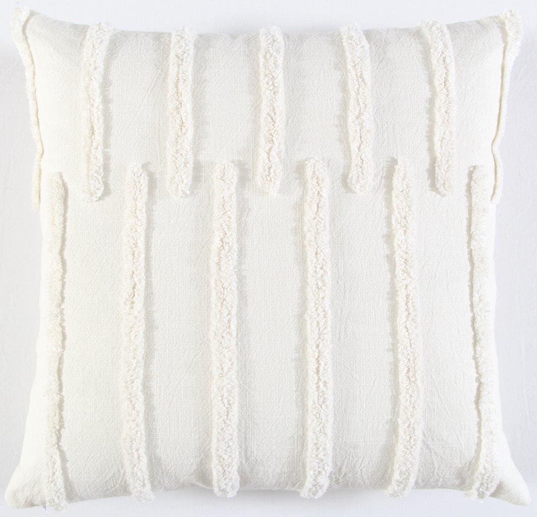 Origin 21 T-19244 20-in x 20-in Ivory Square Indoor Decorative Pillow