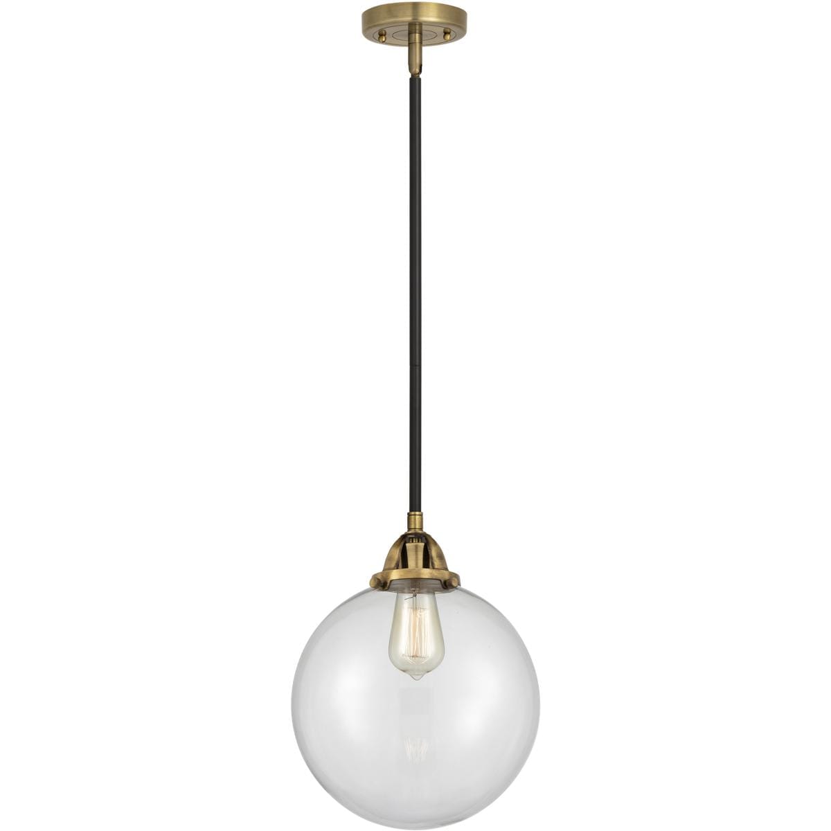 Innovations Lighting 2129387 288-1S-BAB-G202-10-LED Nouveau 2 Beacon Mini Pendant