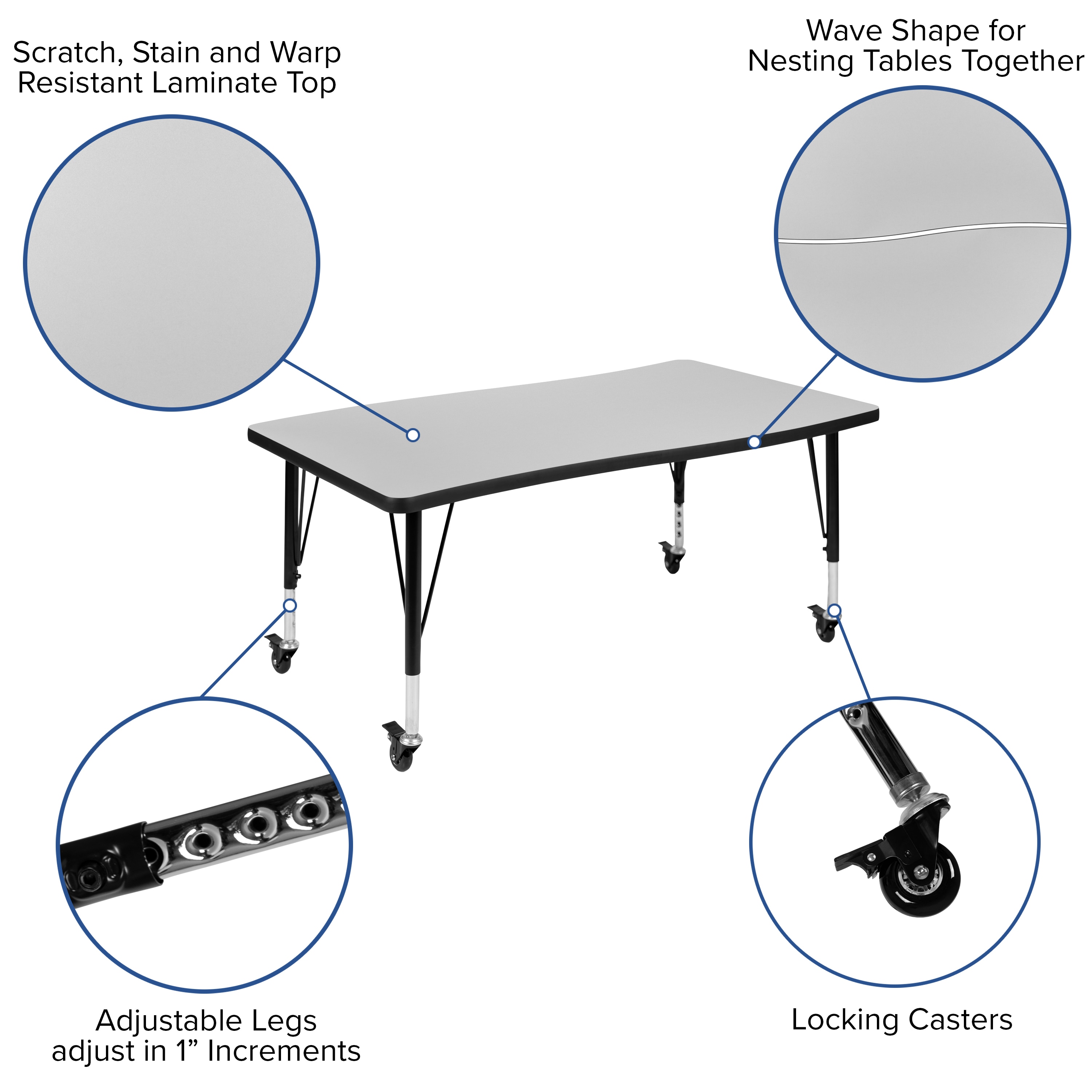 Flash Furniture 889142515272 Kids-Play-Tables - View #4