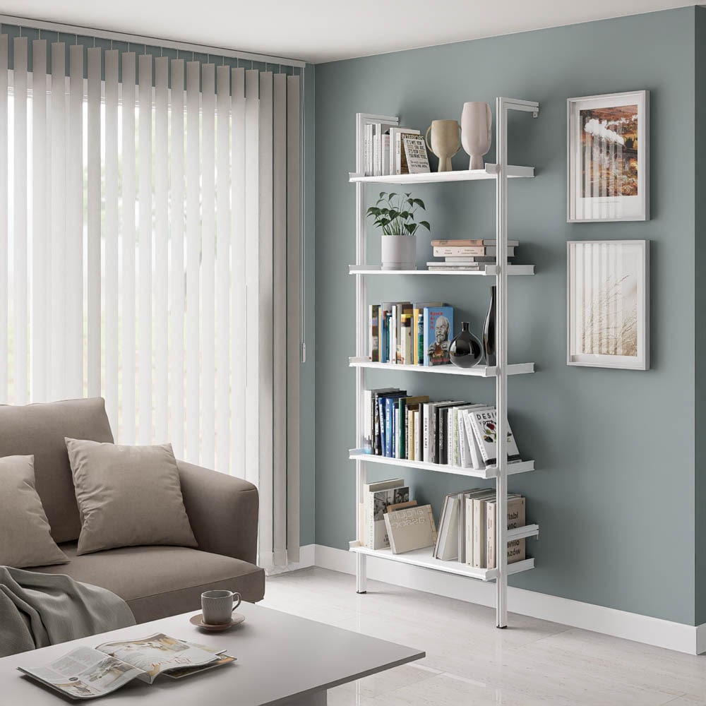 Modern Shelving ALUMPAL-1231-WW Wall-Mounted-Shelving - View #2