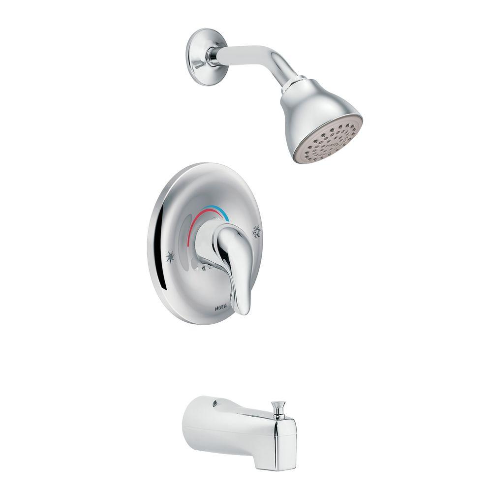 Moen 710996 Chateau Chrome 1-handle Single function 2.5-in Round Shower Faucet with Valve