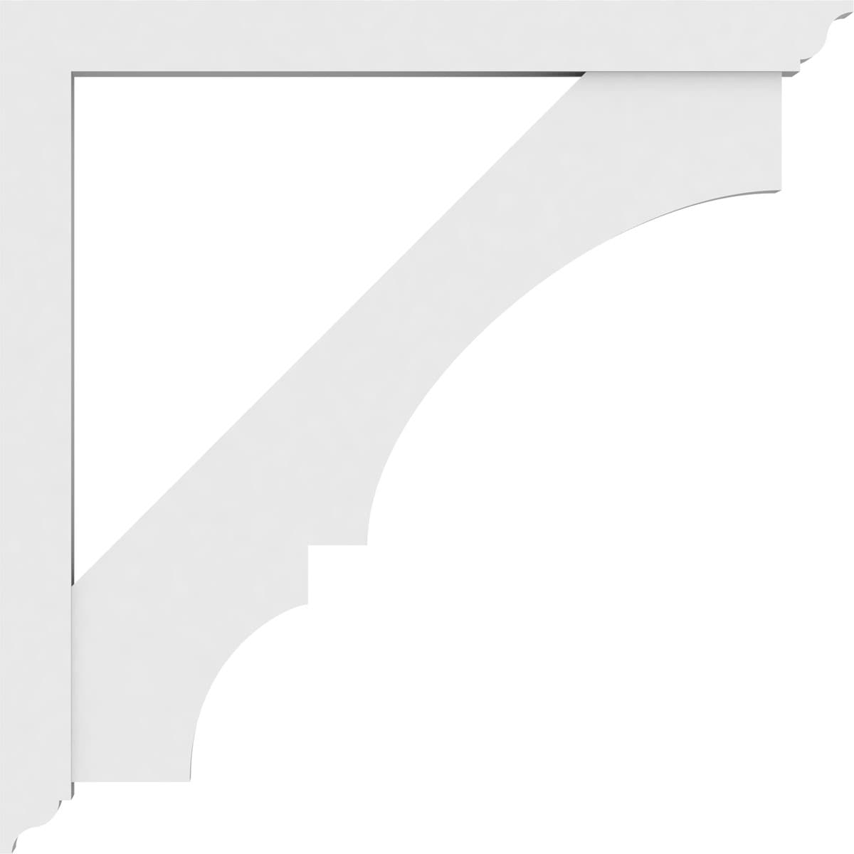 Ekena Millwork BKTP03X36X36BOA01 Exterior-Brackets-Braces - View #3