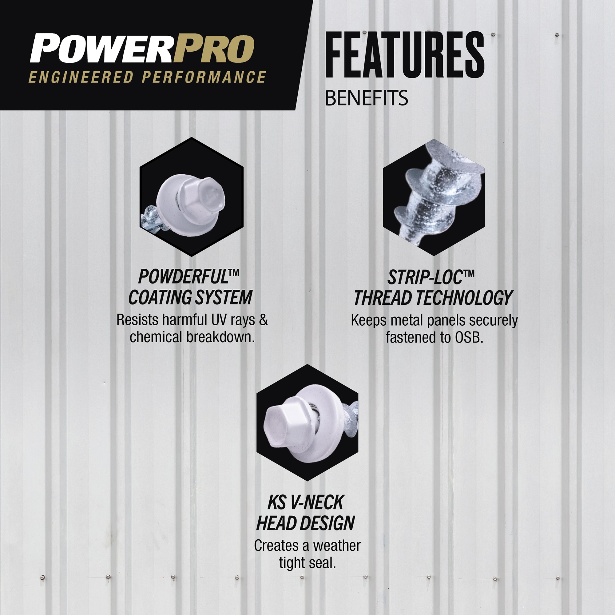 Power Pro 117955 Roofing-Screws - View #3
