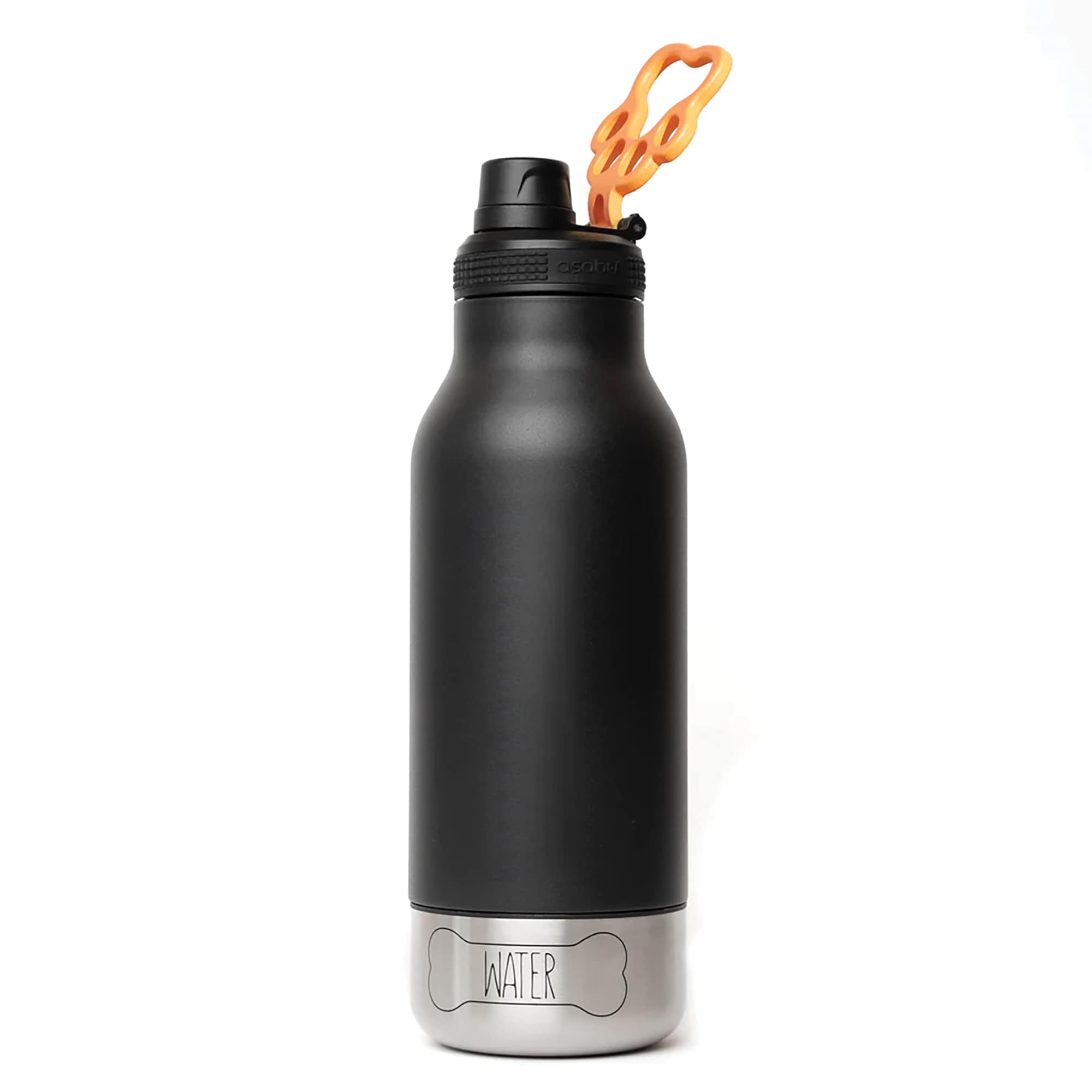 ASOBU ADNASDB2BK Buddy 32 -fl oz Stainless steel Insulated Water bottle - Black