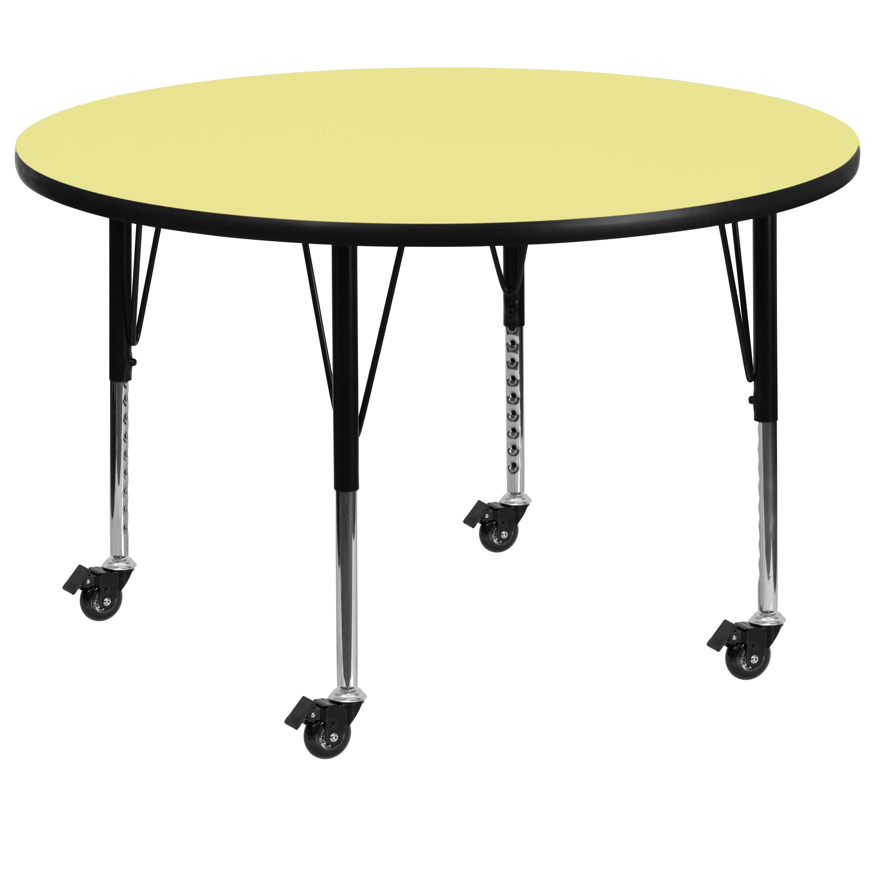 Flash Furniture 847254081160 Yellow Round Kid's Play Table
