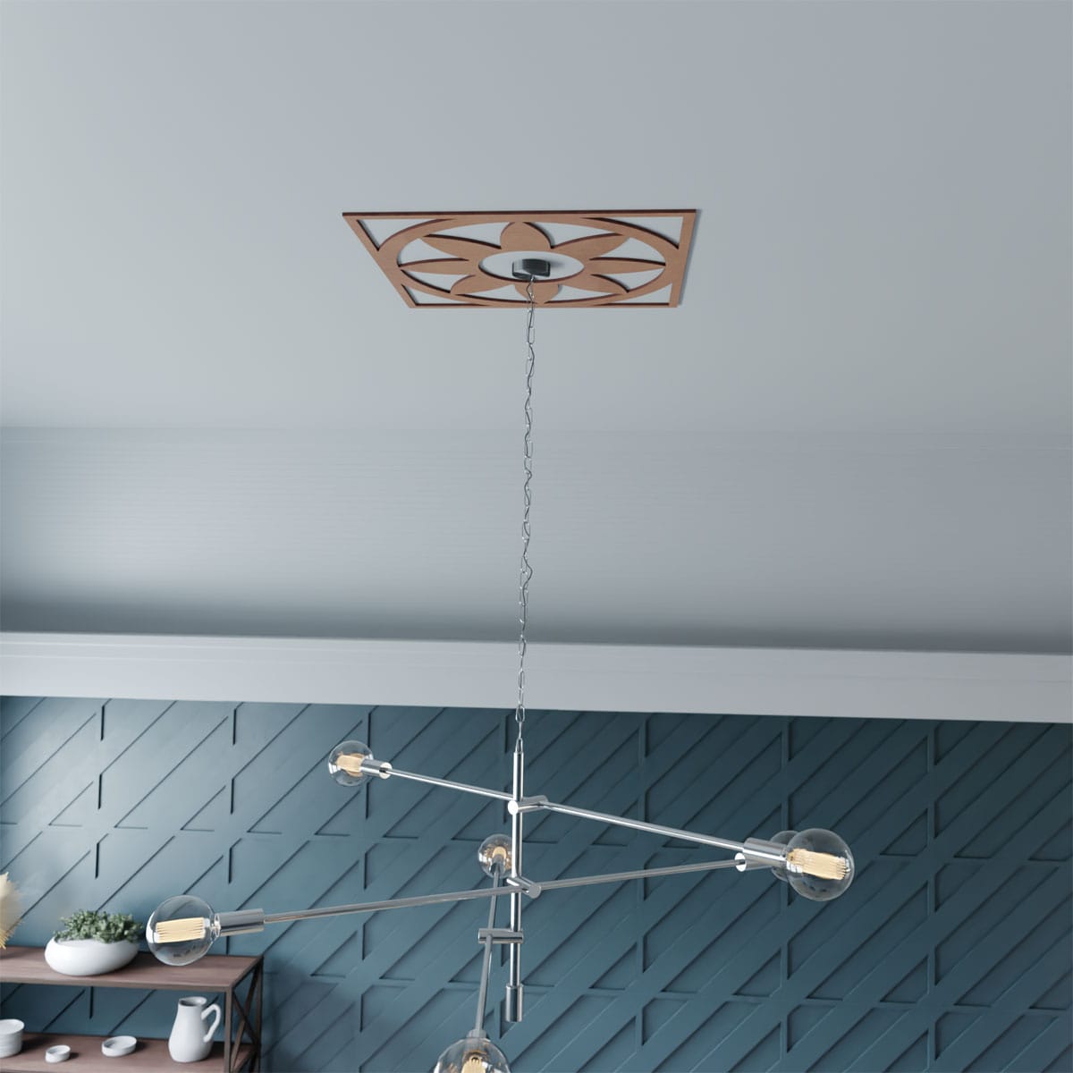 Ekena Millwork CMWP16X16X0375BLMF Ceiling-Medallions - View #7