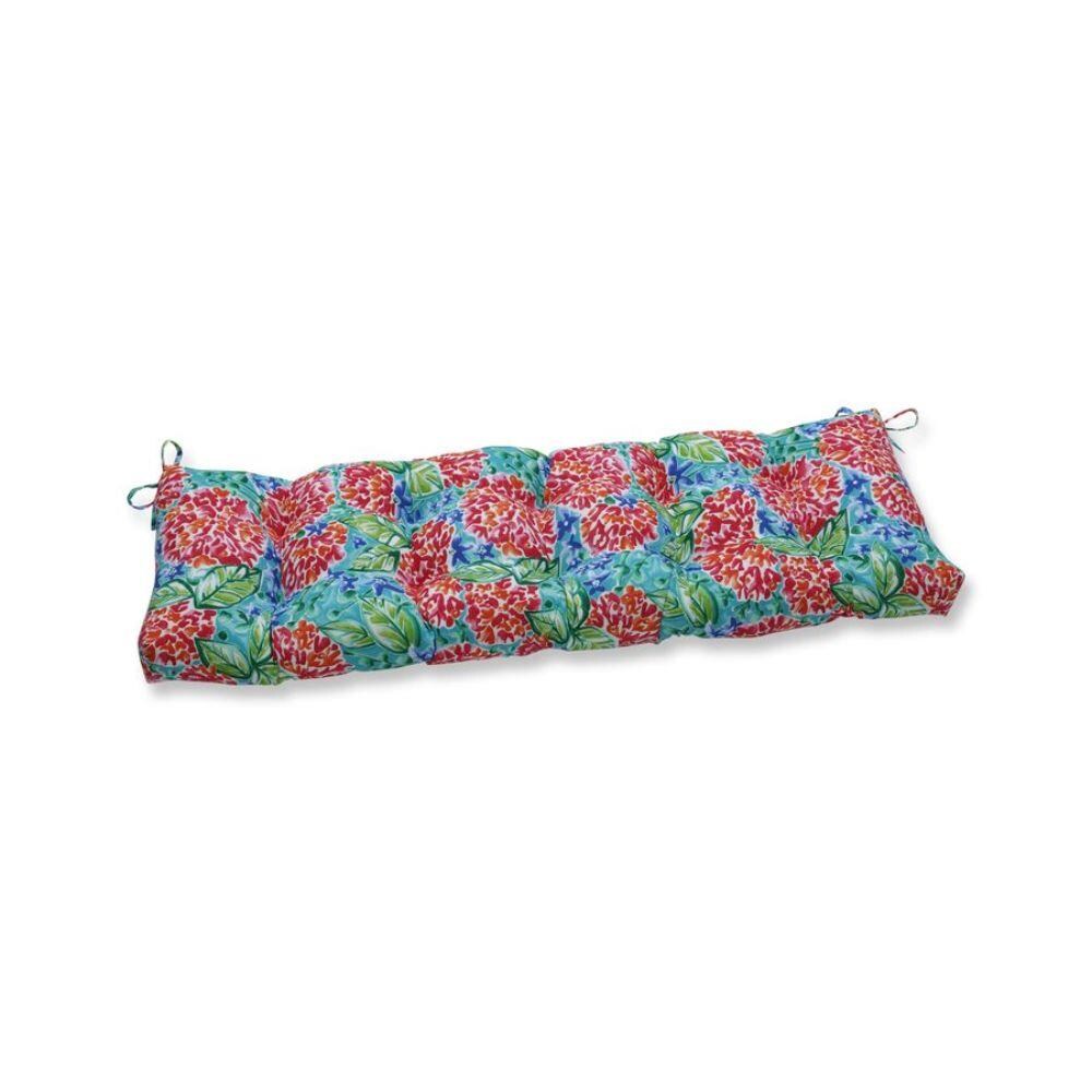 pink garden bench cushion