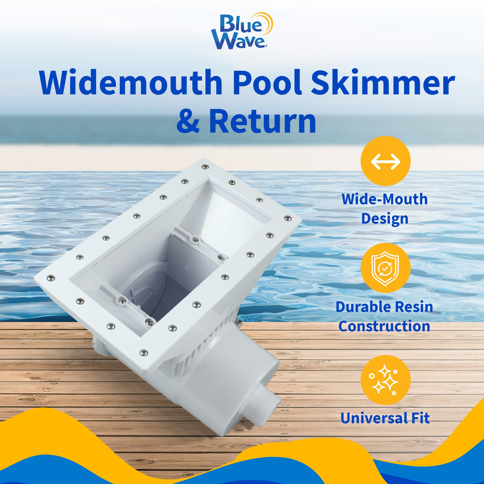 Blue Wave NA323 Pool-Skimmer-Systems - View #2