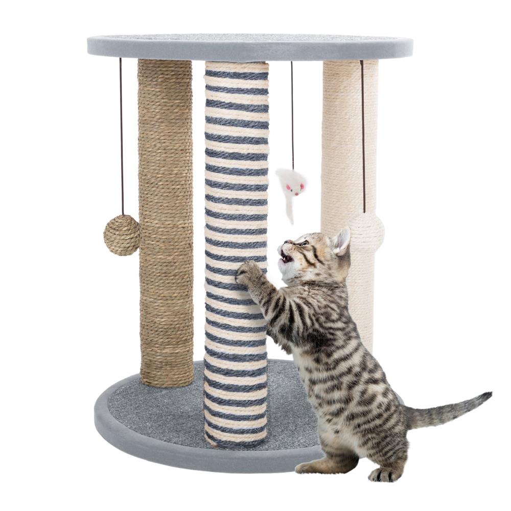 Pet Products Cat Kitten Toy Hanging Scratch Post Sisal Scratching Board 