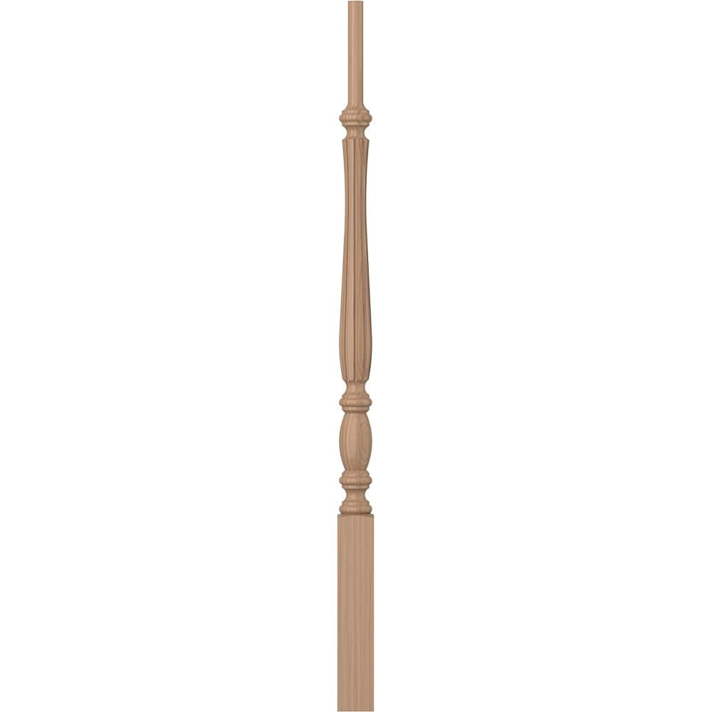 L.J. Smith Stair Systems LJF-2115-P 34 34-in x 1.75-in Unfinished Poplar Pin Top Stair Baluster