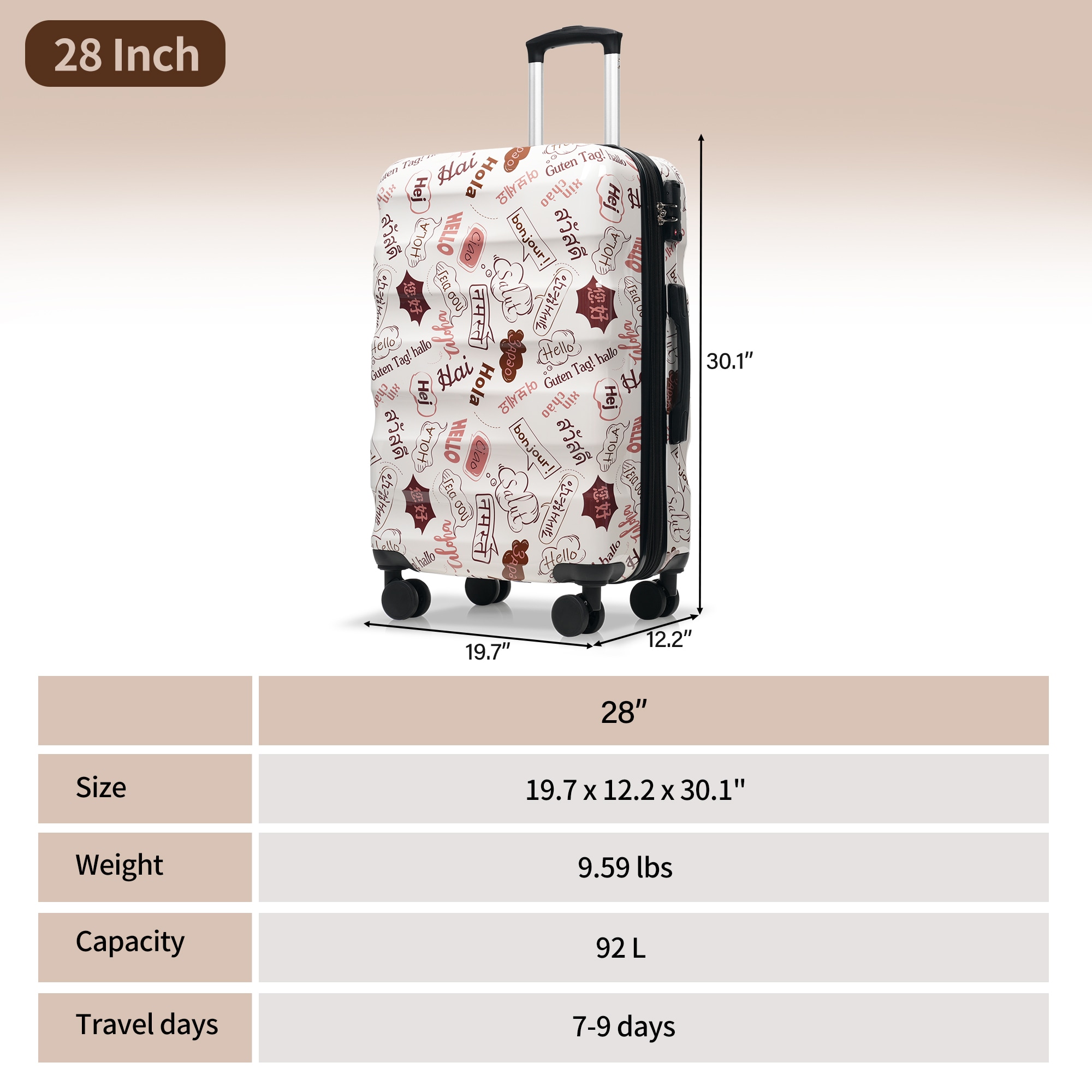LOVMOR SF-H-N730P330343N Luggage-And-Luggage-Sets - View #3