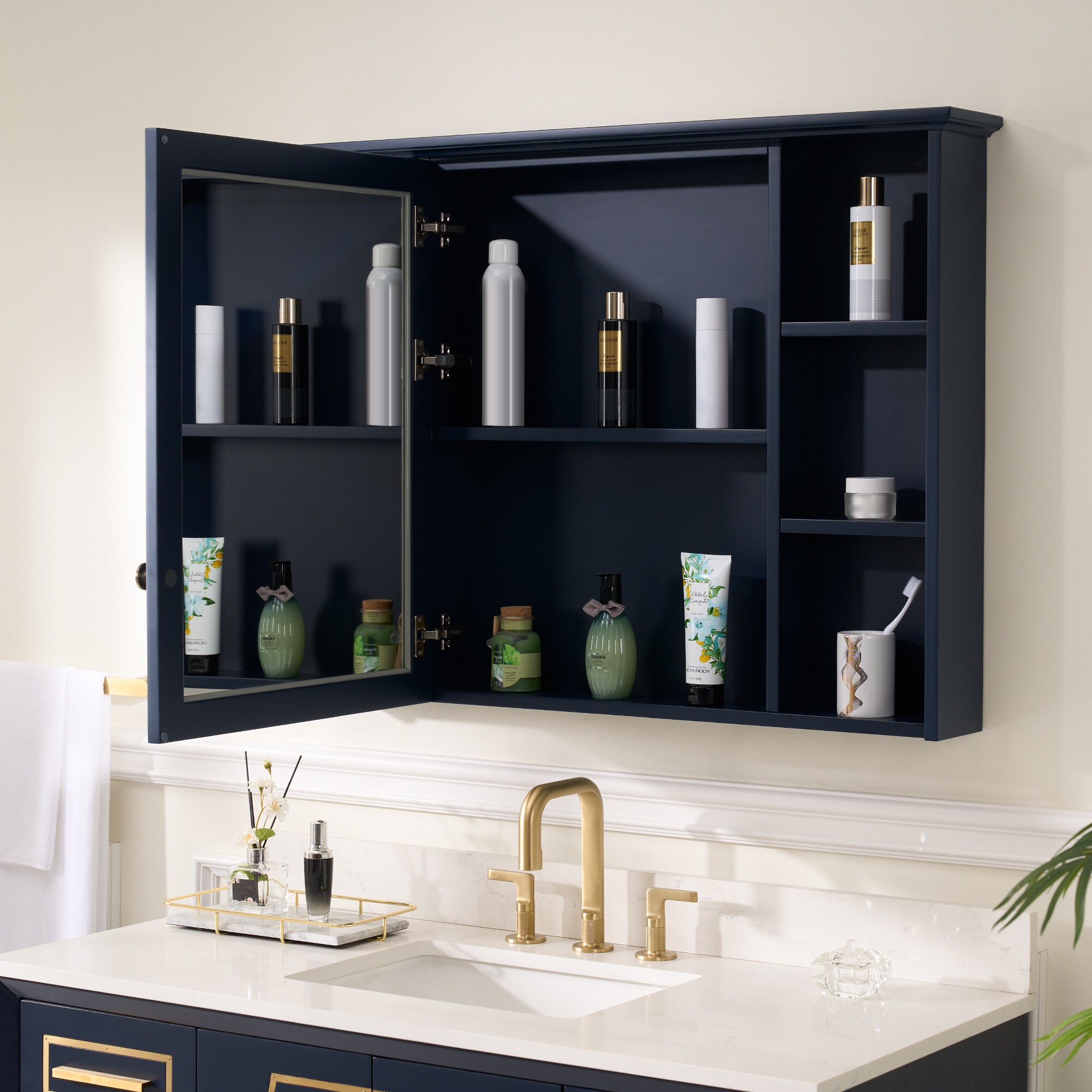 WELLFOR MED42YS1NB Bathroom-Medicine-Cabinets - View #6