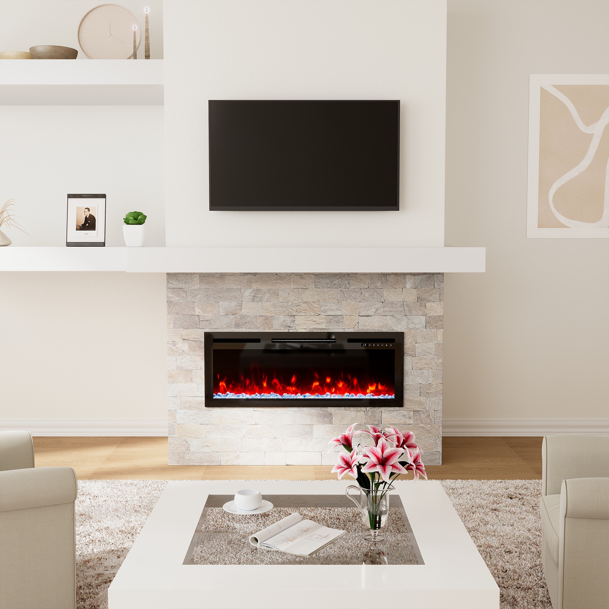 Clihome BL-ZHX-36-058 Electric-Fireplaces - View #3
