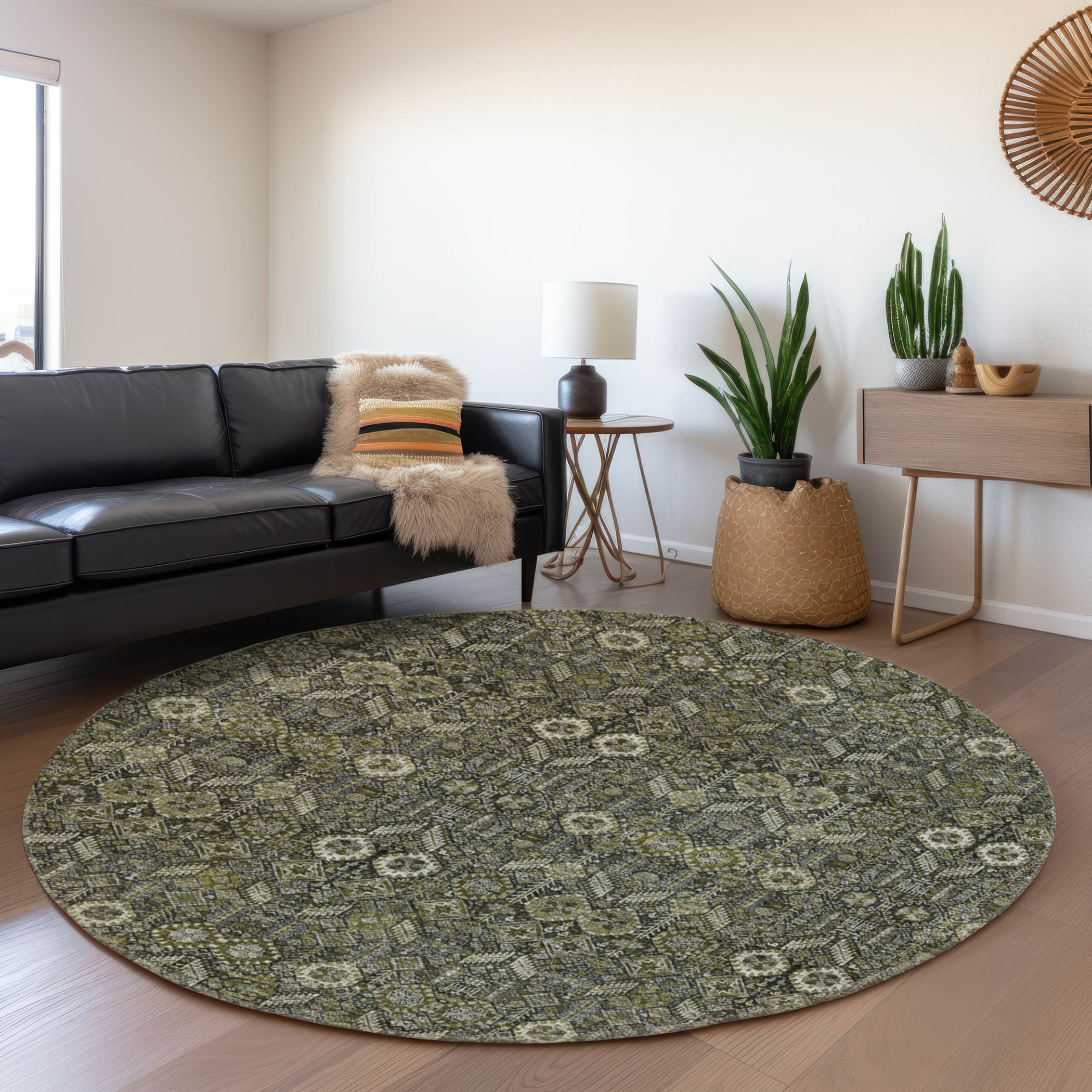 Addison Rugs AMF567CH10X14 Mayfield AMF567CH 10 x 14 (ft) Loomed Polyester Chocolate Rectangular Indoor Geometric Machine washable Area rug