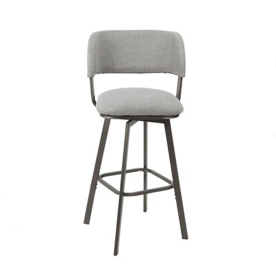 Upholstered Swivel Bar Stool, How To Build Swivel Bar Stools With A Backrest
