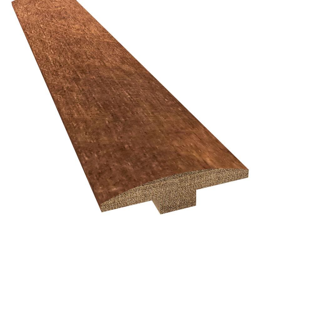  LOWTM2K2 Brown 2-in x 78-in Solid Wood Floor T-Moulding