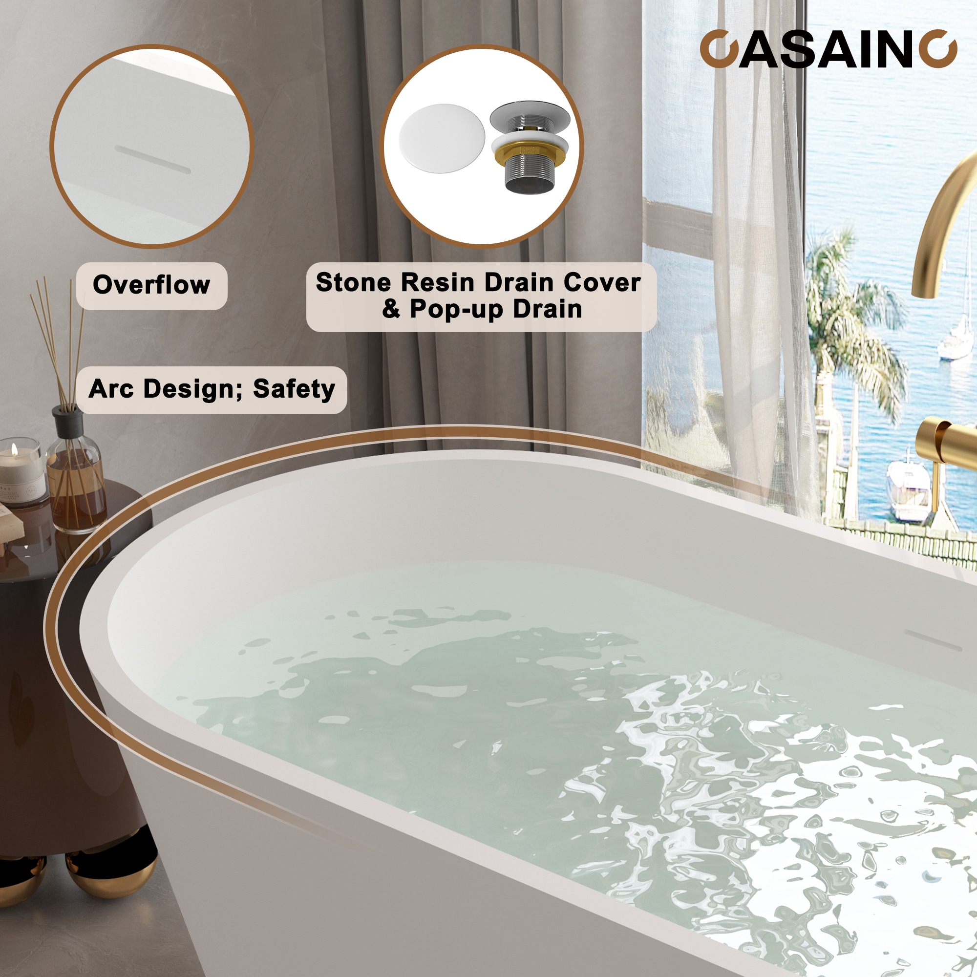 CASAINC CA-09-03063B bathtubs - View #9