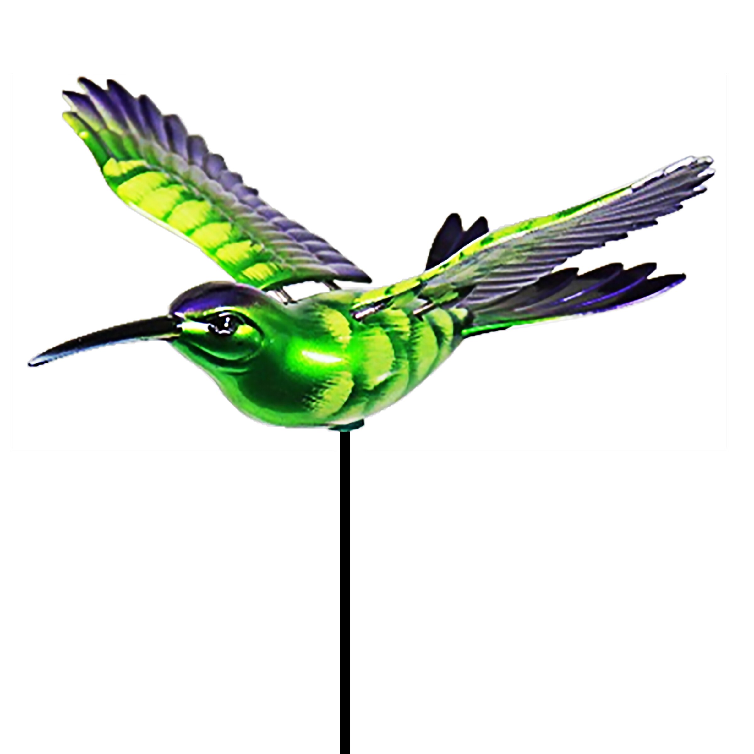 Songbird Essentials Hummingbird with Upright Wings Small Window Thermometer