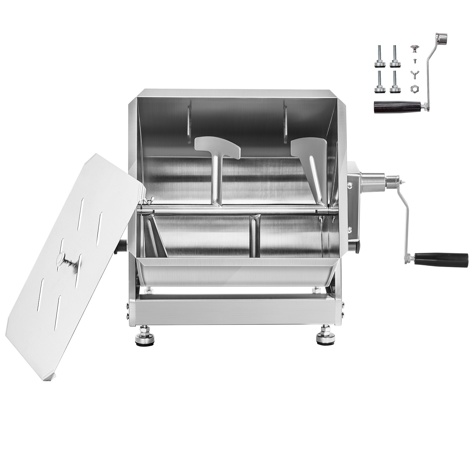 VEVOR Manual Meat Mixer Commercial Medium Grind Stainless steel Manual Meat grinder #RLJBJKQXK2VX73T001V0