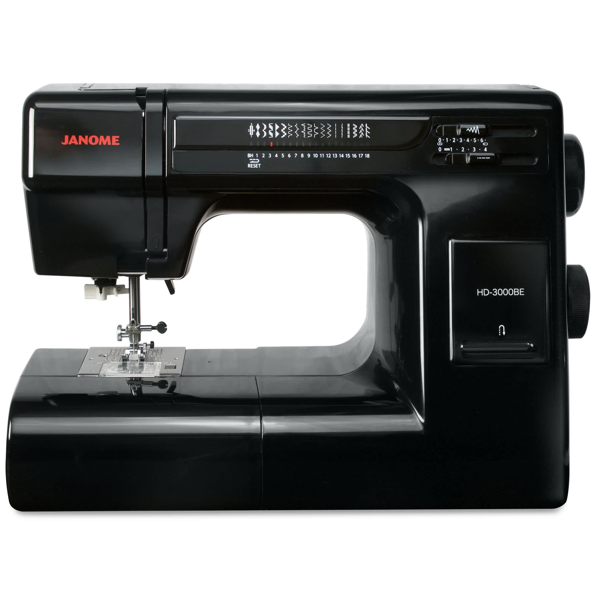 Janome HD3000BE HD3000BE Black Edition Heavy Duty Mechanical Sewing and Quilting Machine