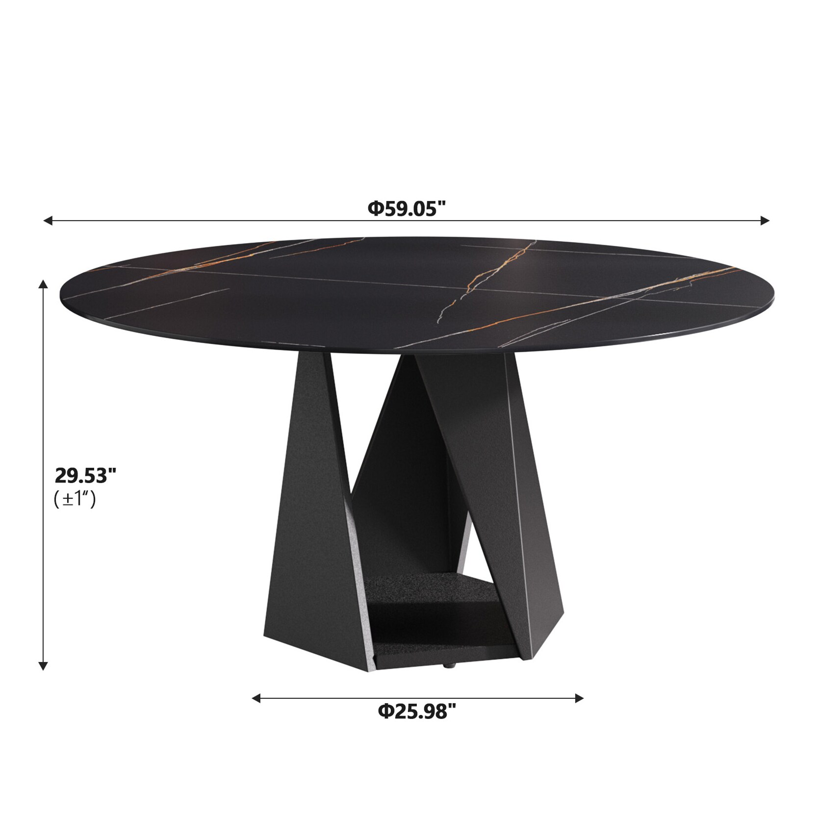 BuotiqHom DH-AT-150B-9B Dining-Tables - View #5