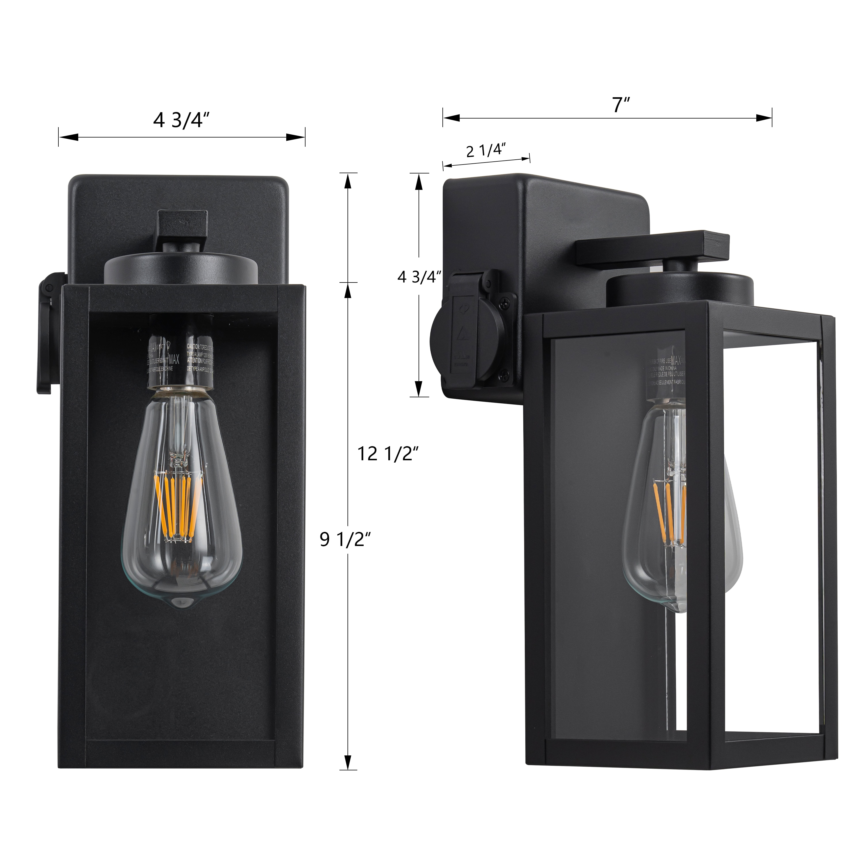 C Cattleya LCA2562-LIN-2W Outdoor-Wall-Lighting - View #6
