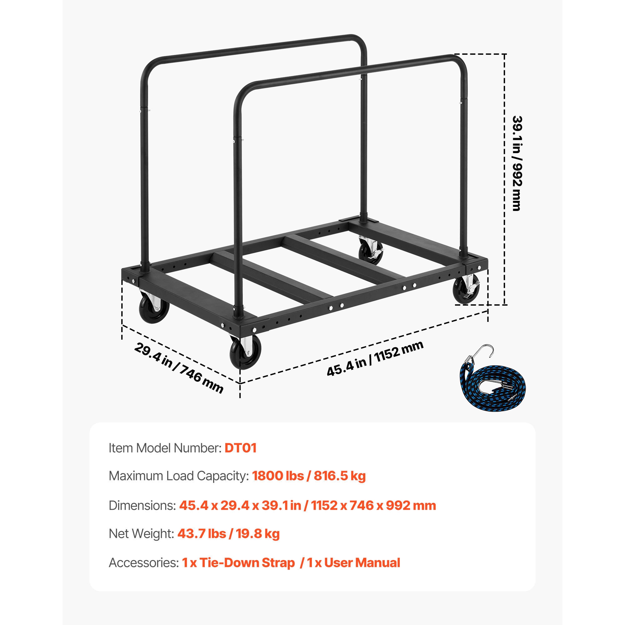 Justincity LJT0415HG30 Hand-Truck-Dollies - View #9