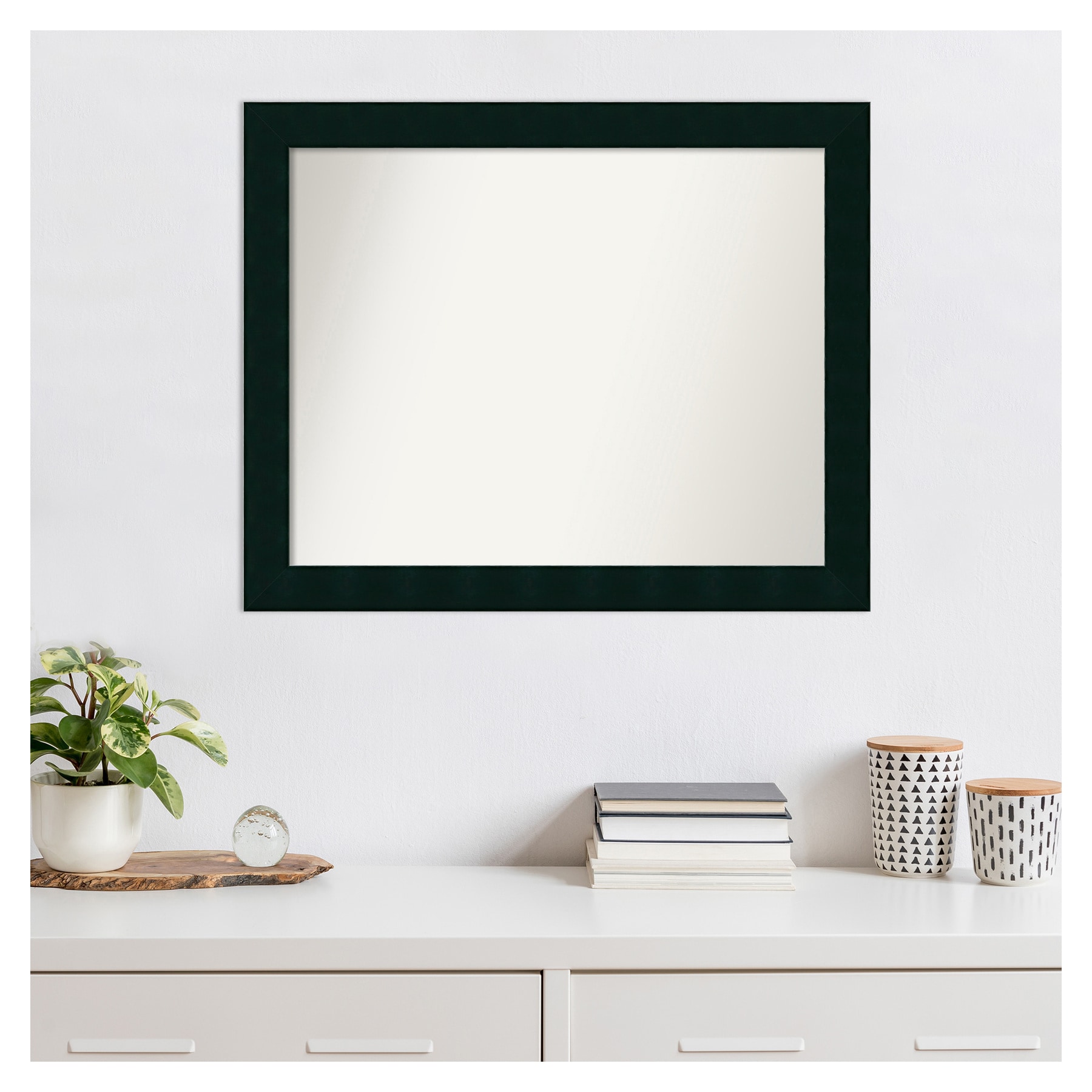 Amanti Art Tribeca Black Frame 32-in W x 26-in H Black Framed Wall ...