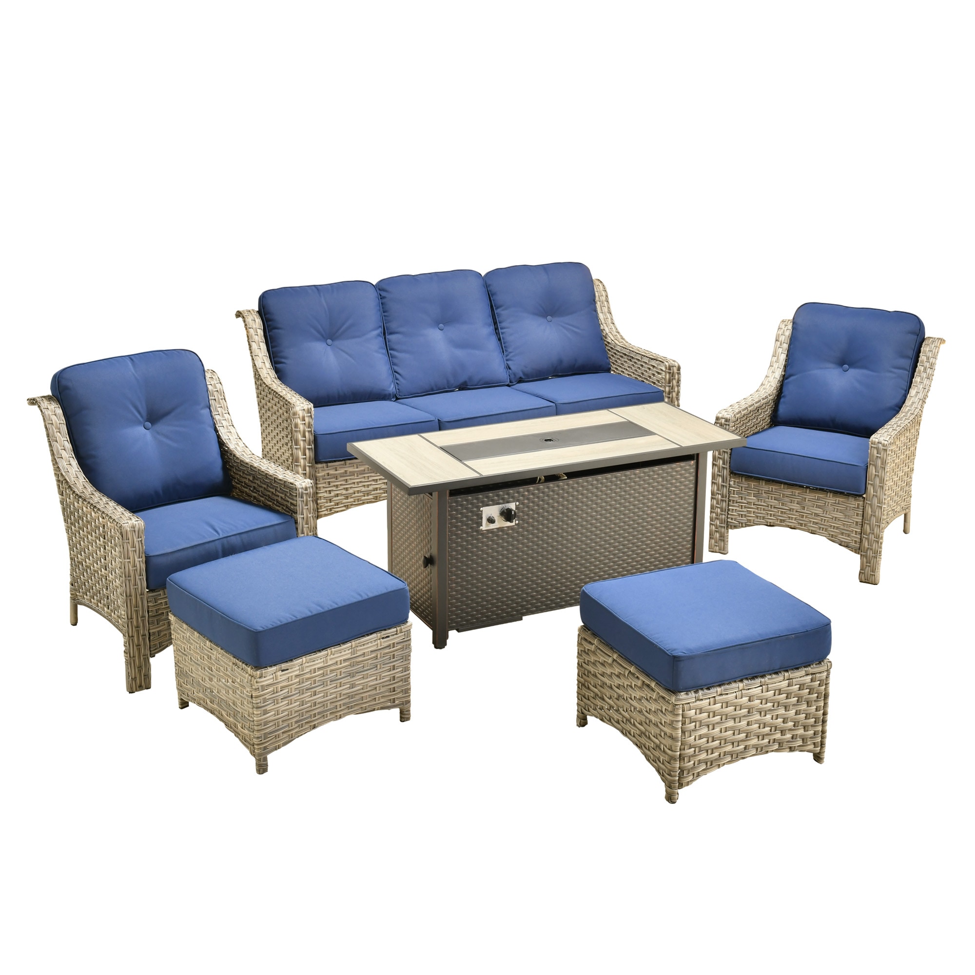 weaxty HMBCFP8503-PAD706 Patio-Conversation-Sets - View #6