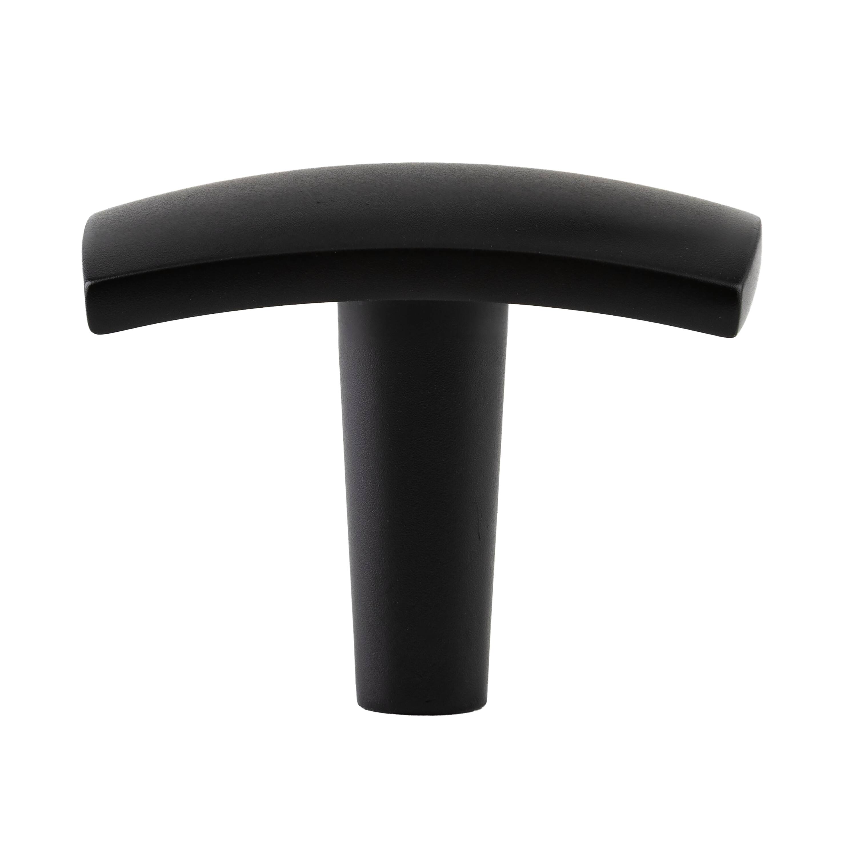 Harper Hayes Kira 1-7/16-in Matte Black Square Transitional Cabinet Knob