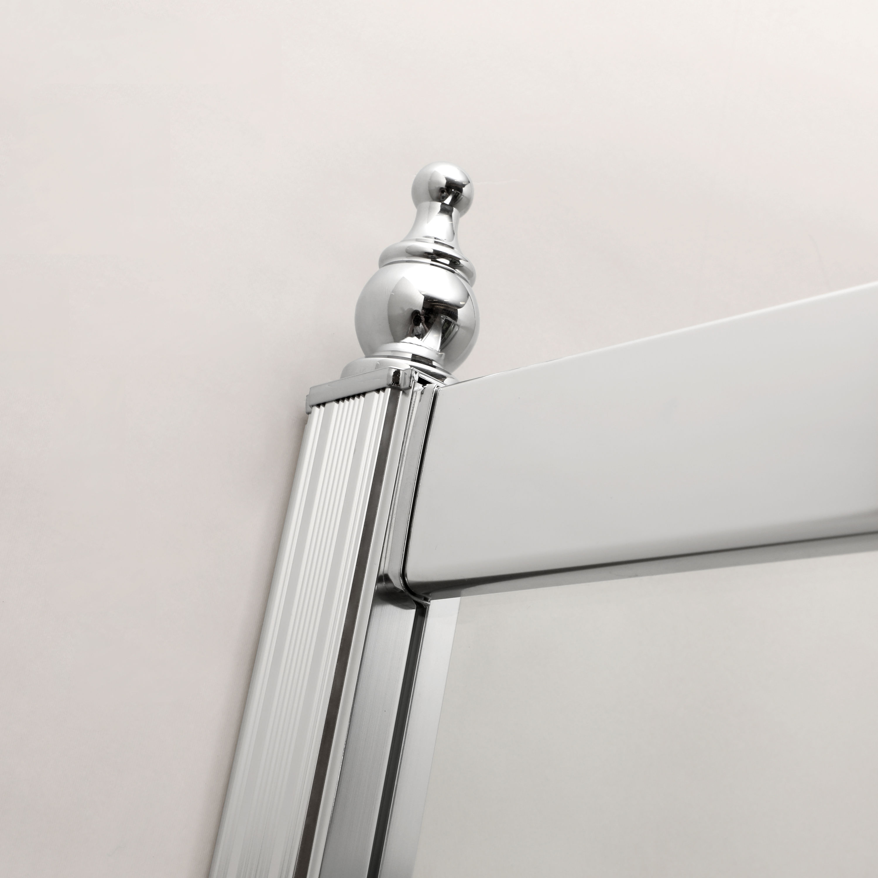 Lordear LD shower door 35-1/2-in to 36-in W x 74.67-in H Semi-frameless ...