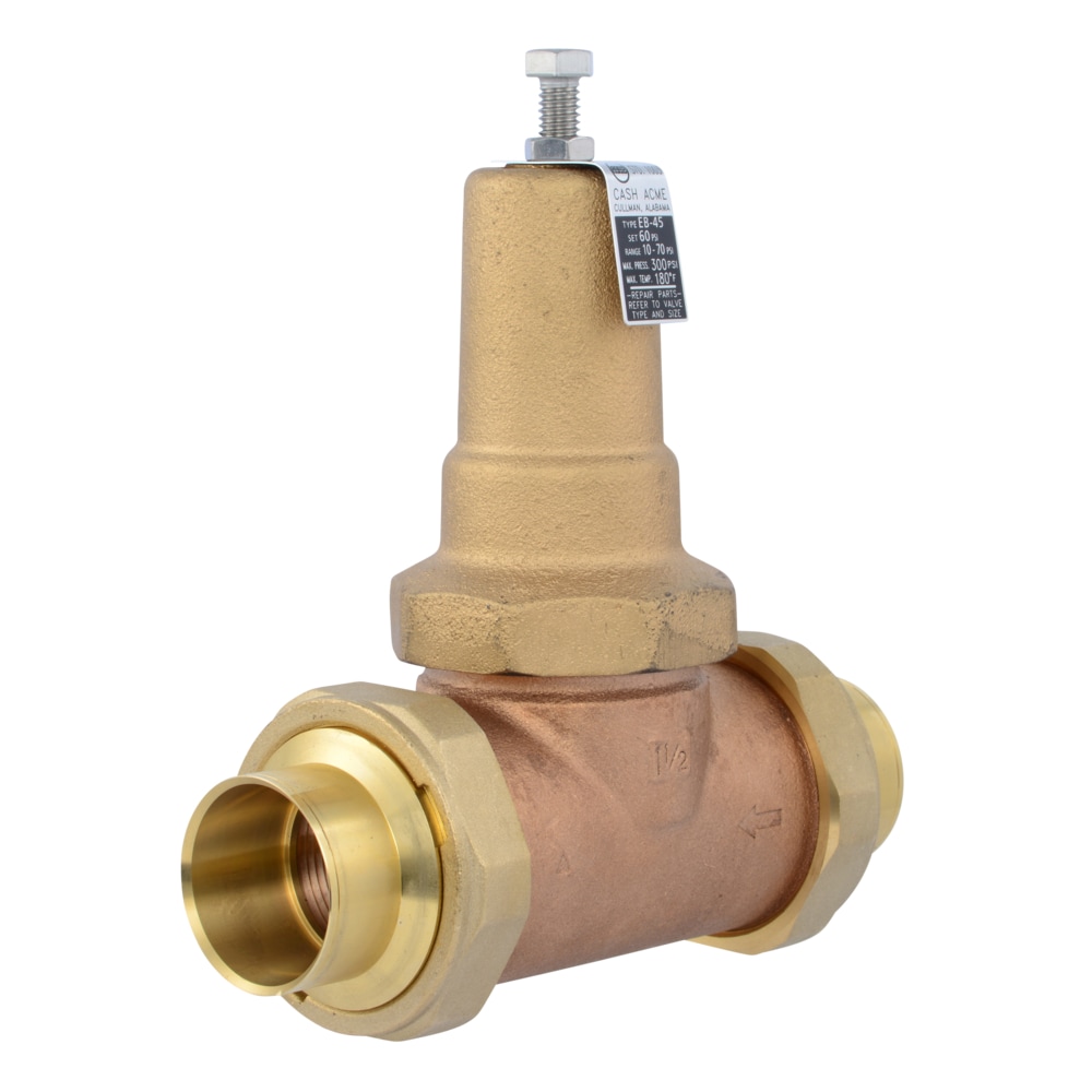 Cash Acme PVA41M-DUSW-60 1-1/2-in Copper sweat Brass Pressure regulator valve