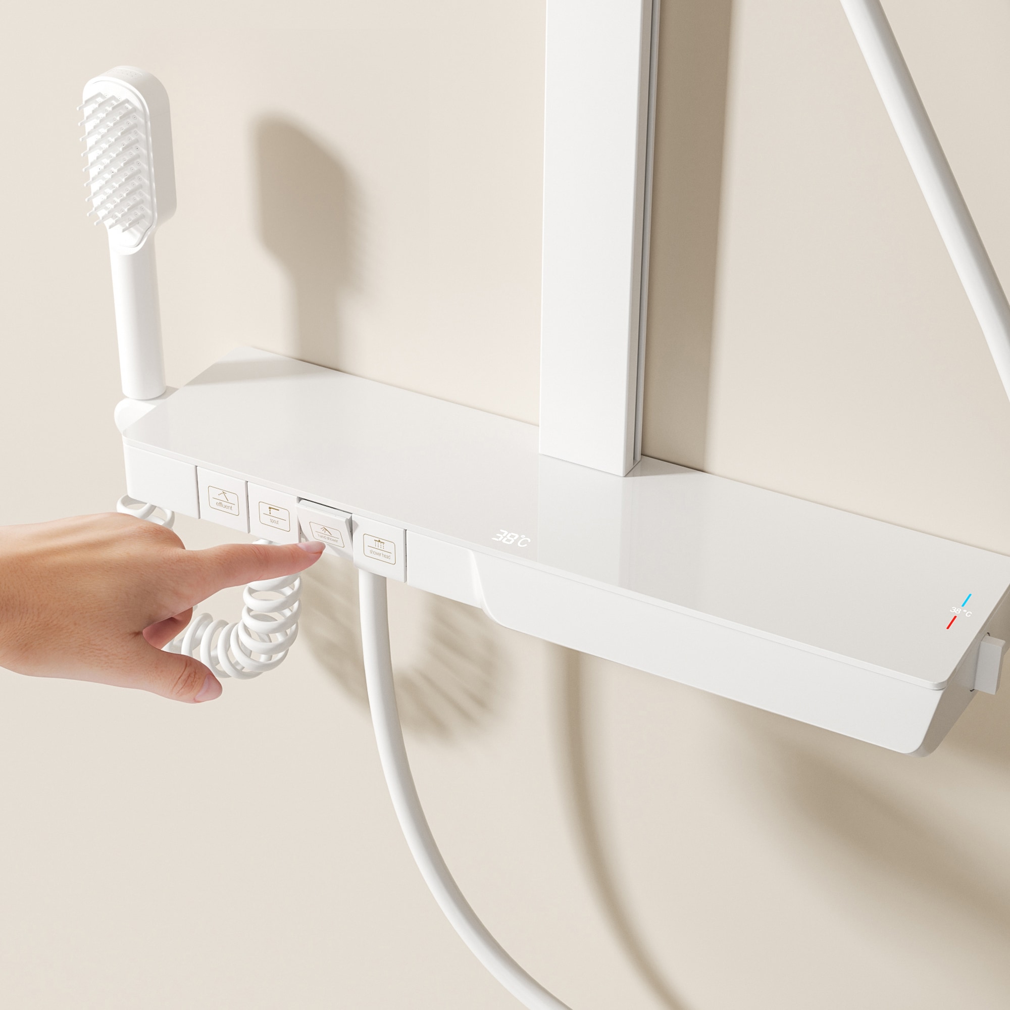 WELLFOR WB-1042 Showerhead-Bar-Panels - View #4