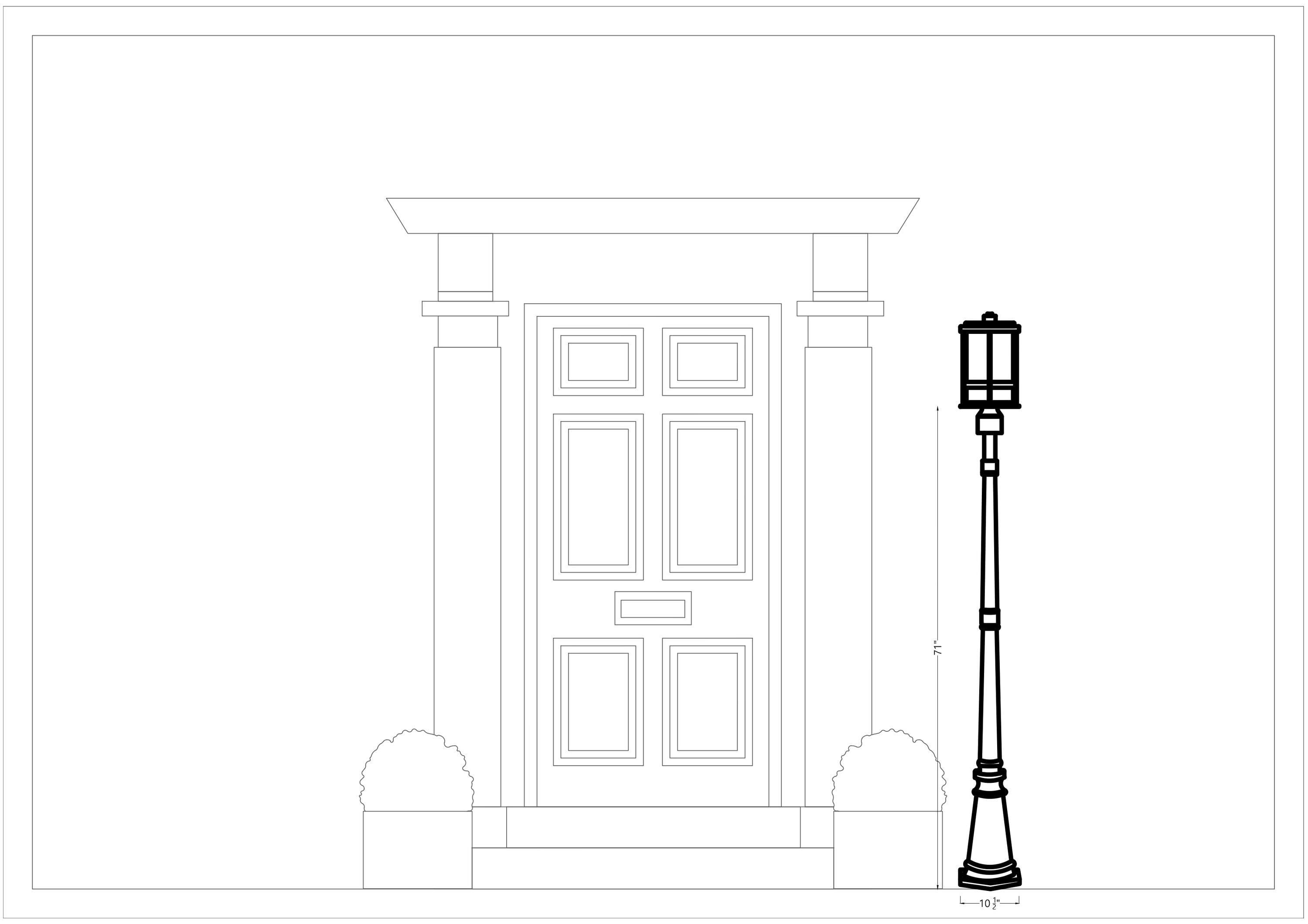 Generation Lighting 8120-12 Post-Lights - View #3