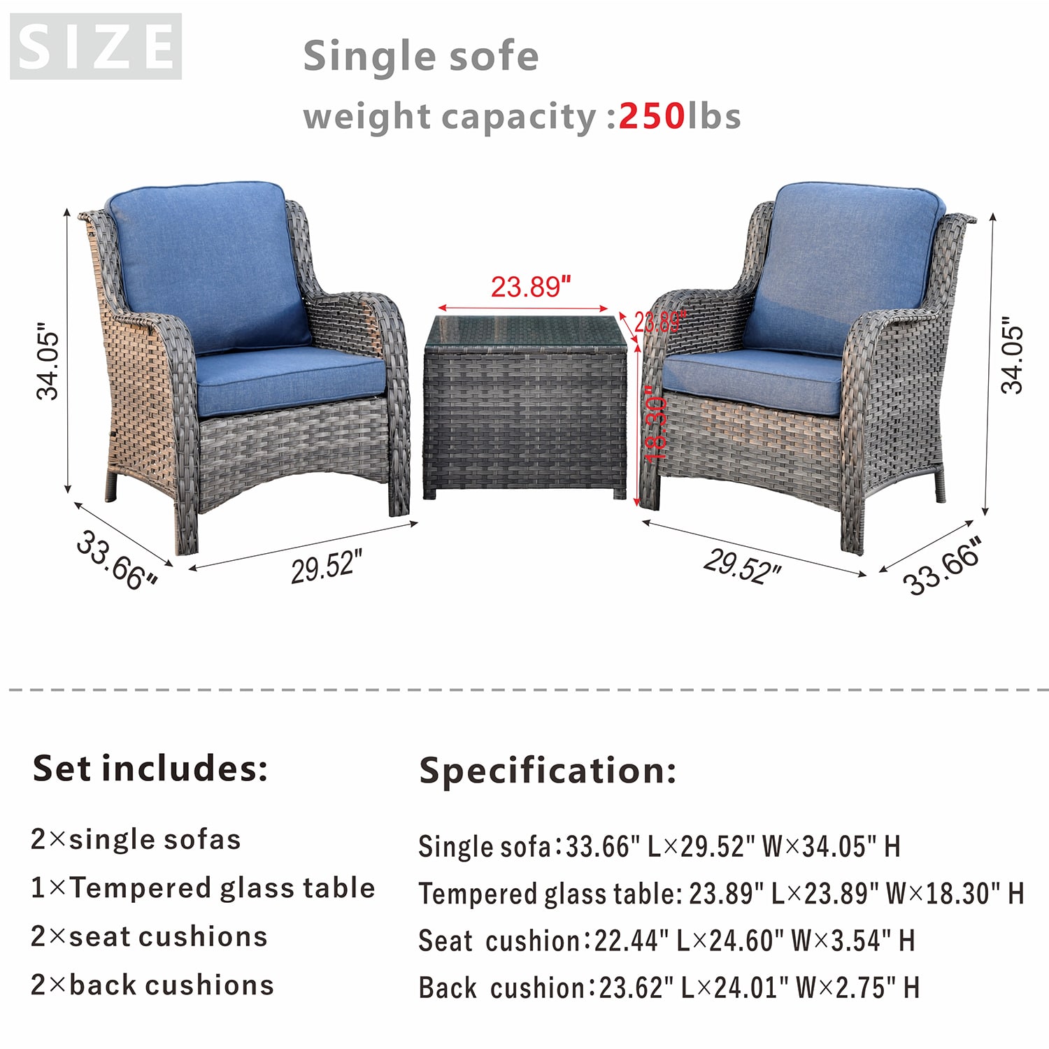 XIZZI GXCT30022T Patio-Chairs - View #4