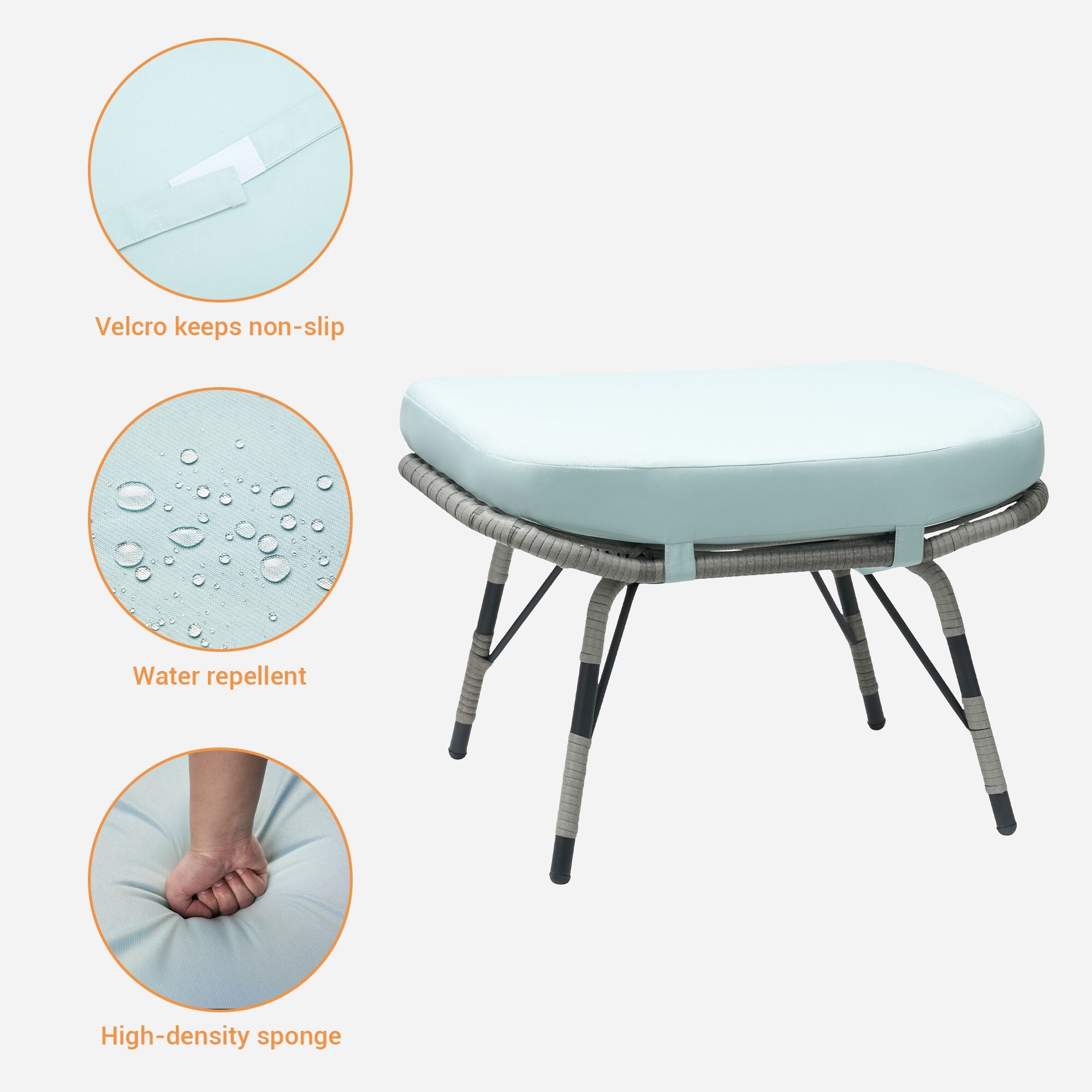 SANSTAR L-OTIDC64-TF Stools-Ottomans - View #5