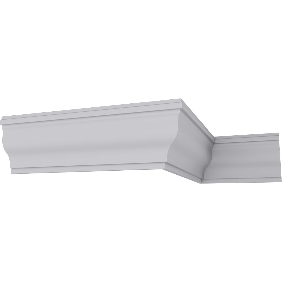 Milton 7-1/8"H Primed Polyurethane Crown Moulding