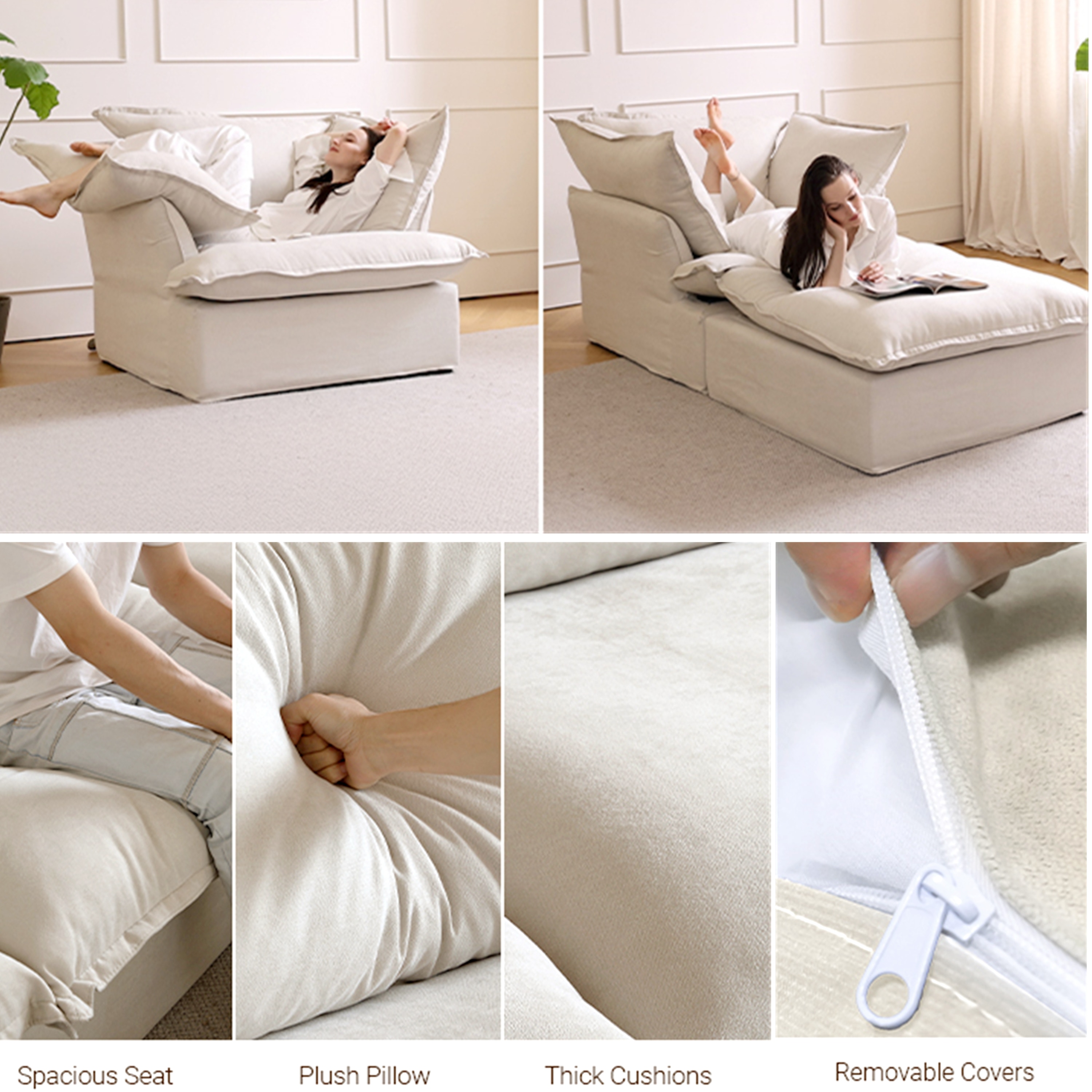BuotiqHom DH-S5-120BE Sofas-Loveseats - View #5