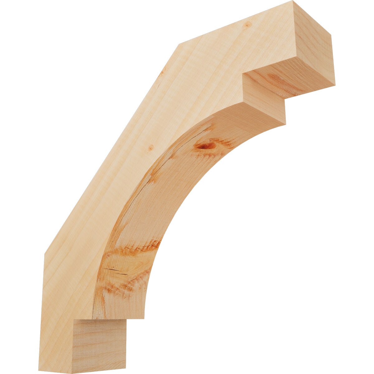 Ekena Millwork BRC04X14X14MRC00SDF 3-1/2-in x 14-in x 14-in Douglas Fir Unfinished Wood Merced smooth