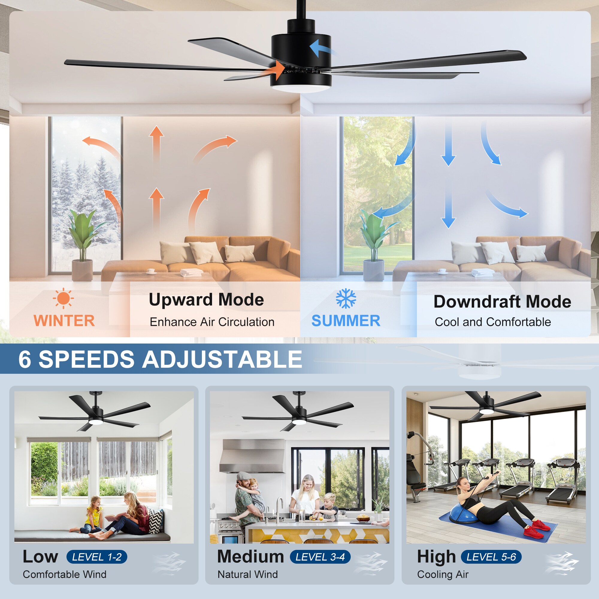 Breezary 30010-AB-L Ceiling-Fans - View #6