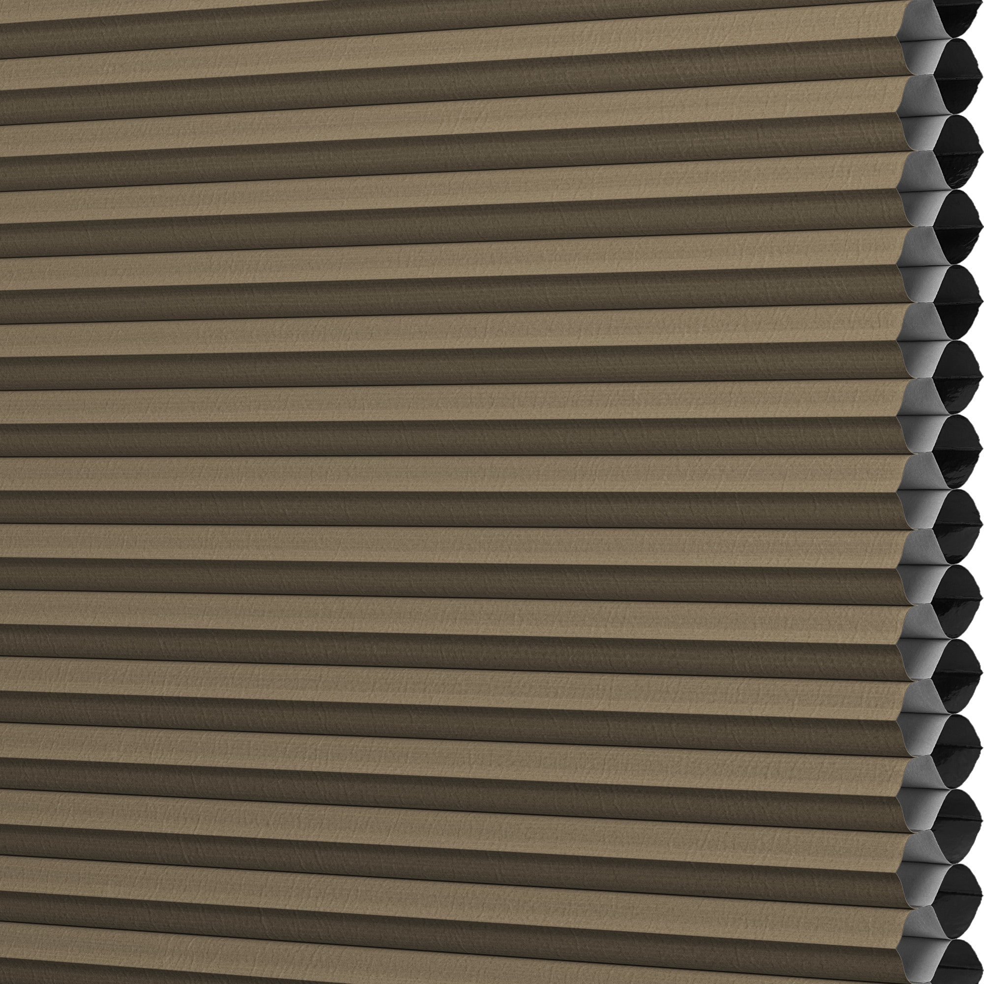 LEVOLOR 511463 Designer Colors Nutmeg Blackout Polycotton 1/2-in Double Designer Colors Cellular shade swatch