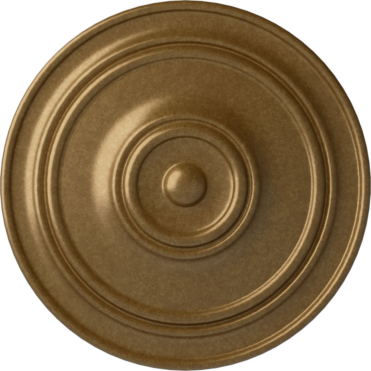 Ekena Millwork CM22CLPAS Classic 21.875-in W x 21.875-in L Pale Gold Polyurethane Ceiling Medallion