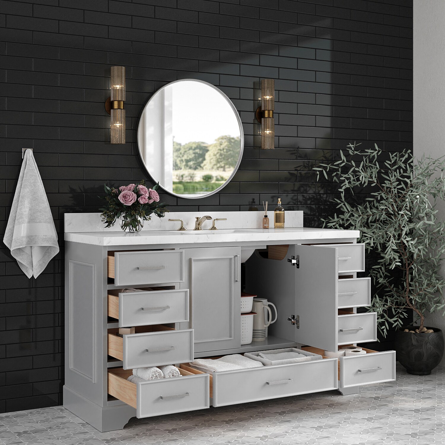 ARIEL M060S-BC-GRY vanities - View #3