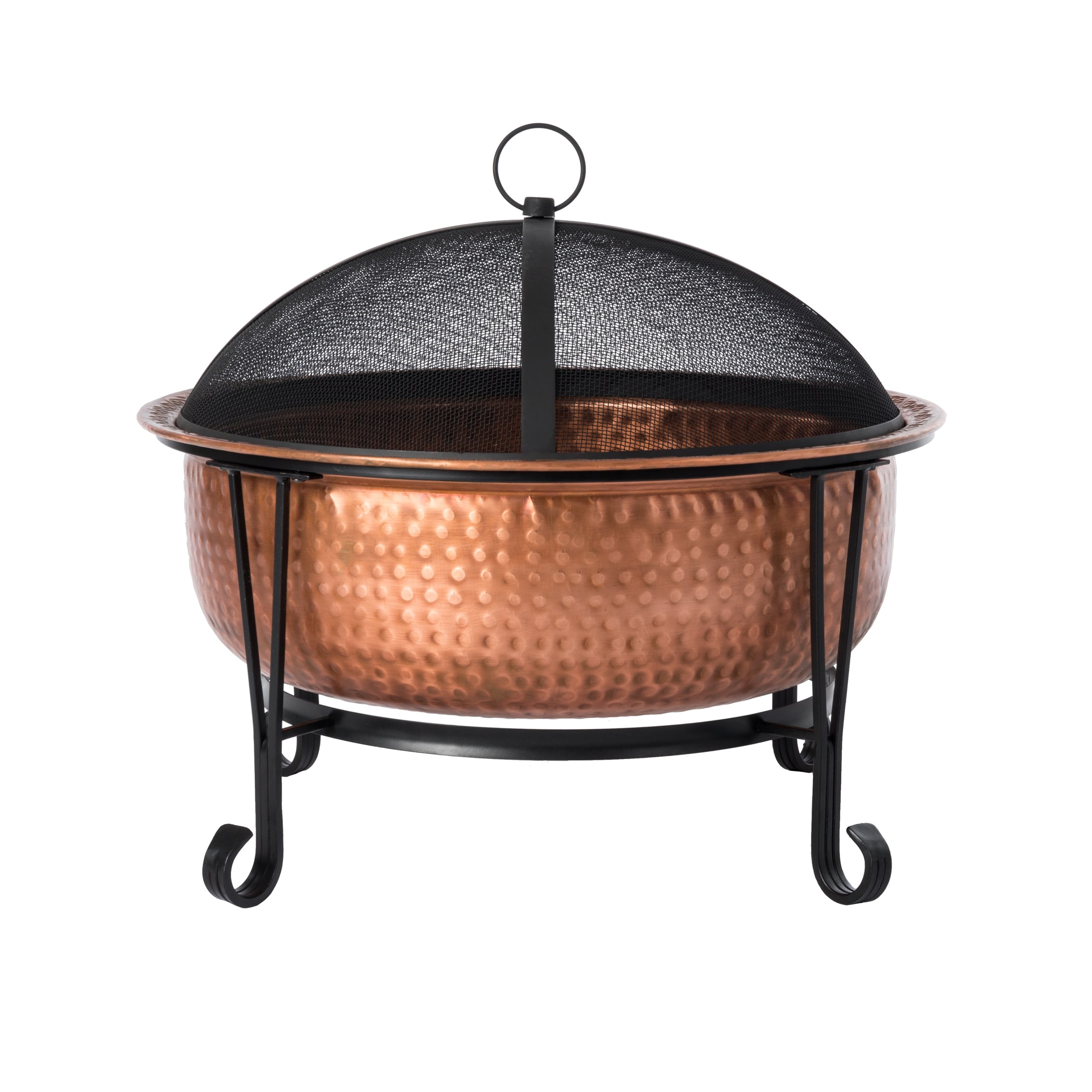 Fire Sense 62665 26-in W Copper Copper Wood-Burning Fire Pit