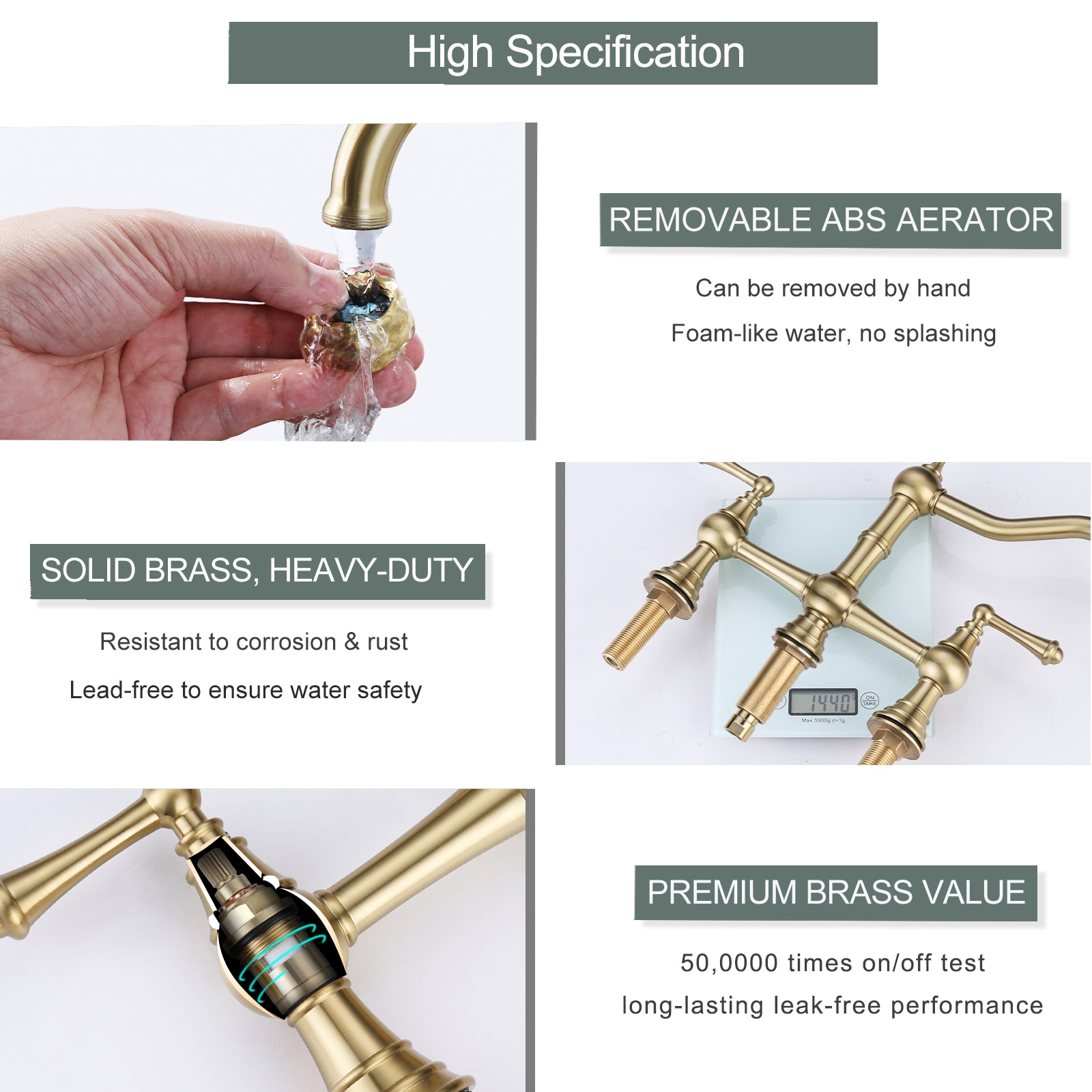 WOWOW 23115A1G-LW Kitchen-Faucets - View #4