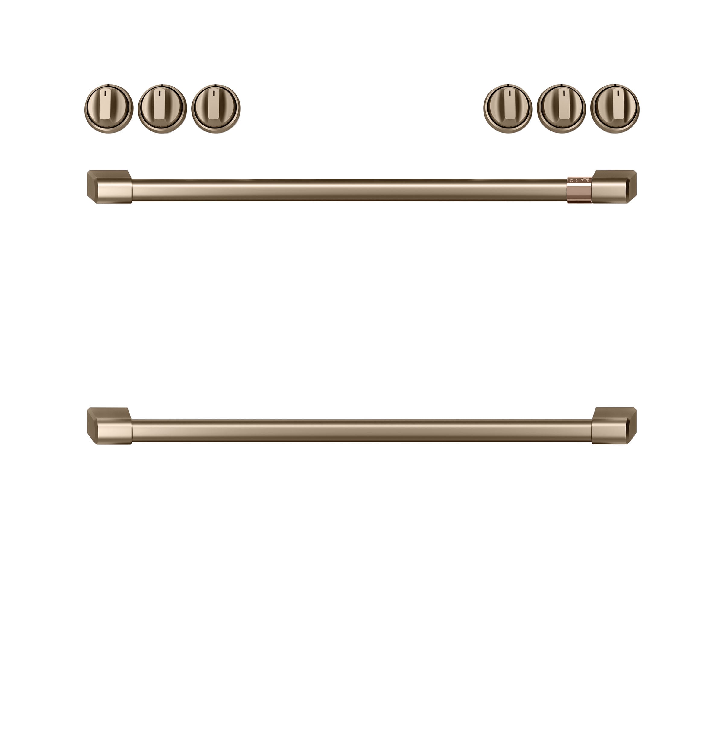Cafe CXFCGHKPMBZ 30-in Gas range Handle and knob kit ( Brushed Bronze )