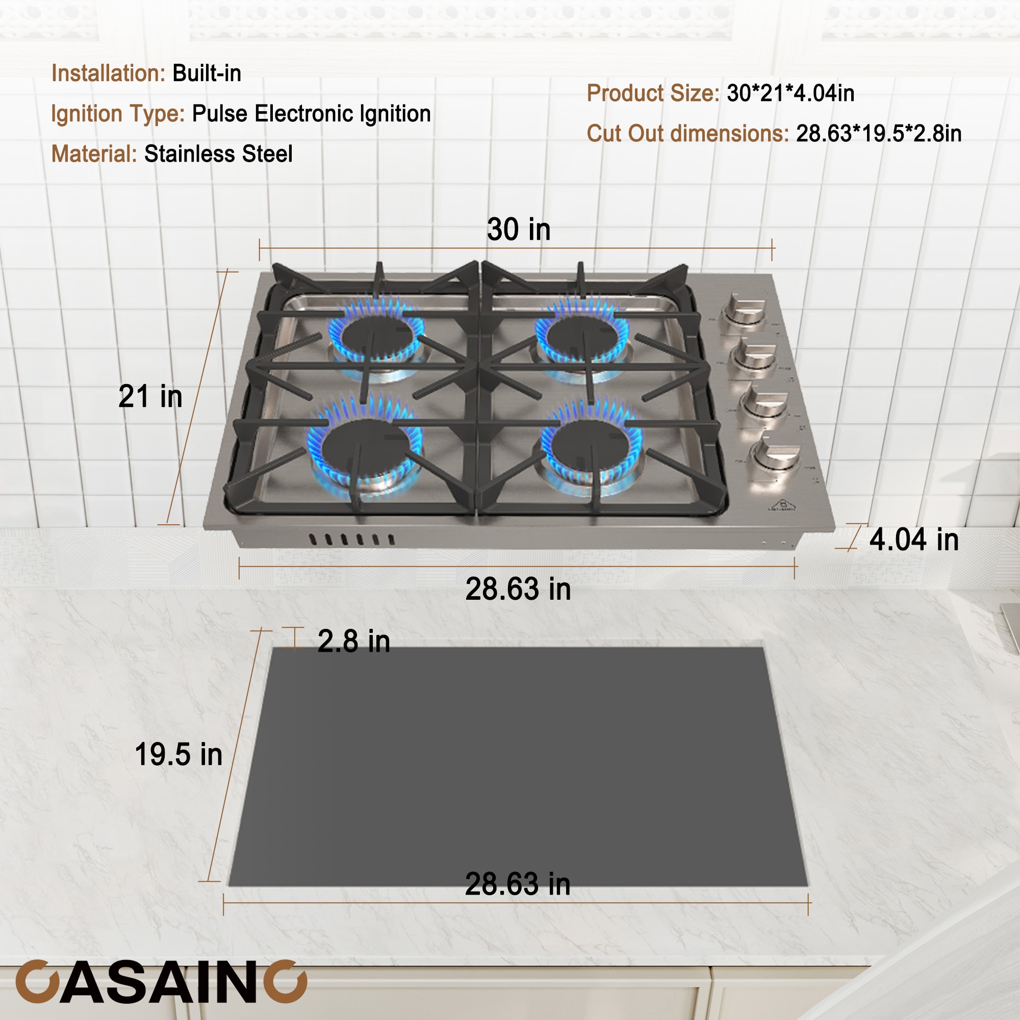 CASAINC CACT8530 Gas-Cktp - View #9