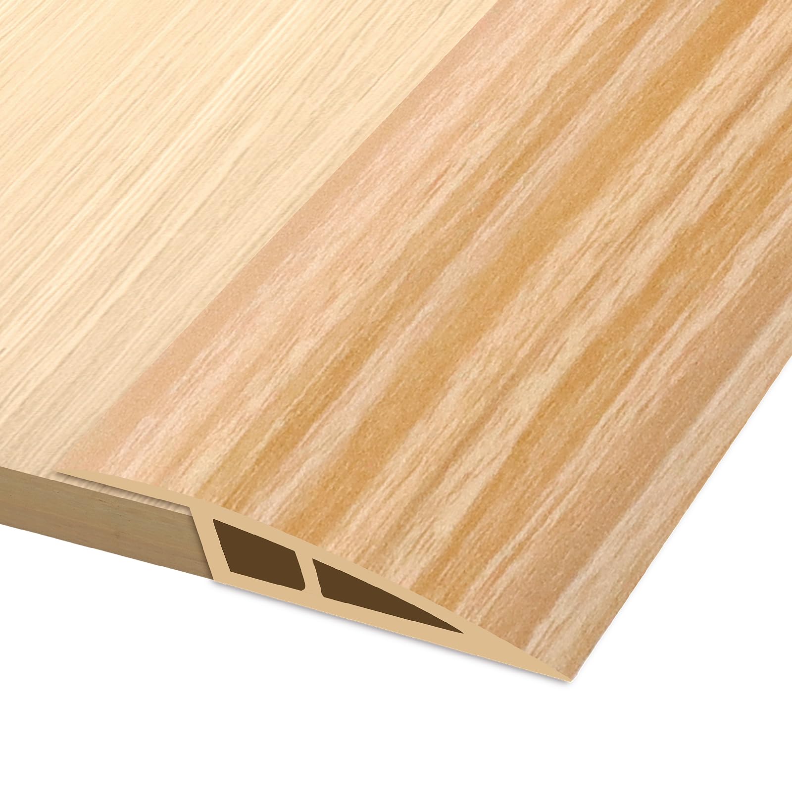 Misopily  Vinyl Door Threshold Flooring Transition Strip Self Adhesive Carpet Edging Strip for Laminate Doorway Edge Threshold from Three Fifths